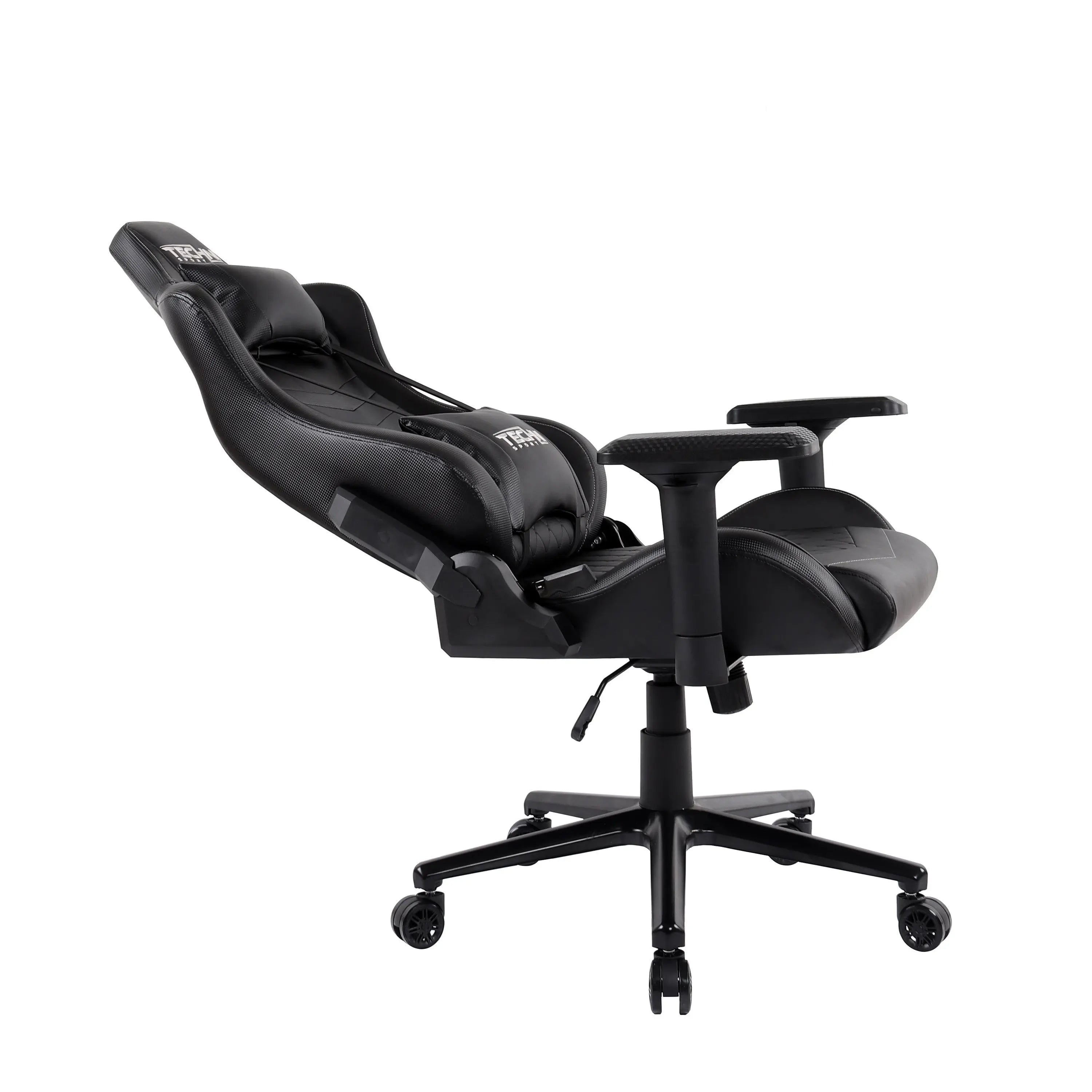 Black Adjustable Height Swivel Rolling Gaming Chair Homeroots Office