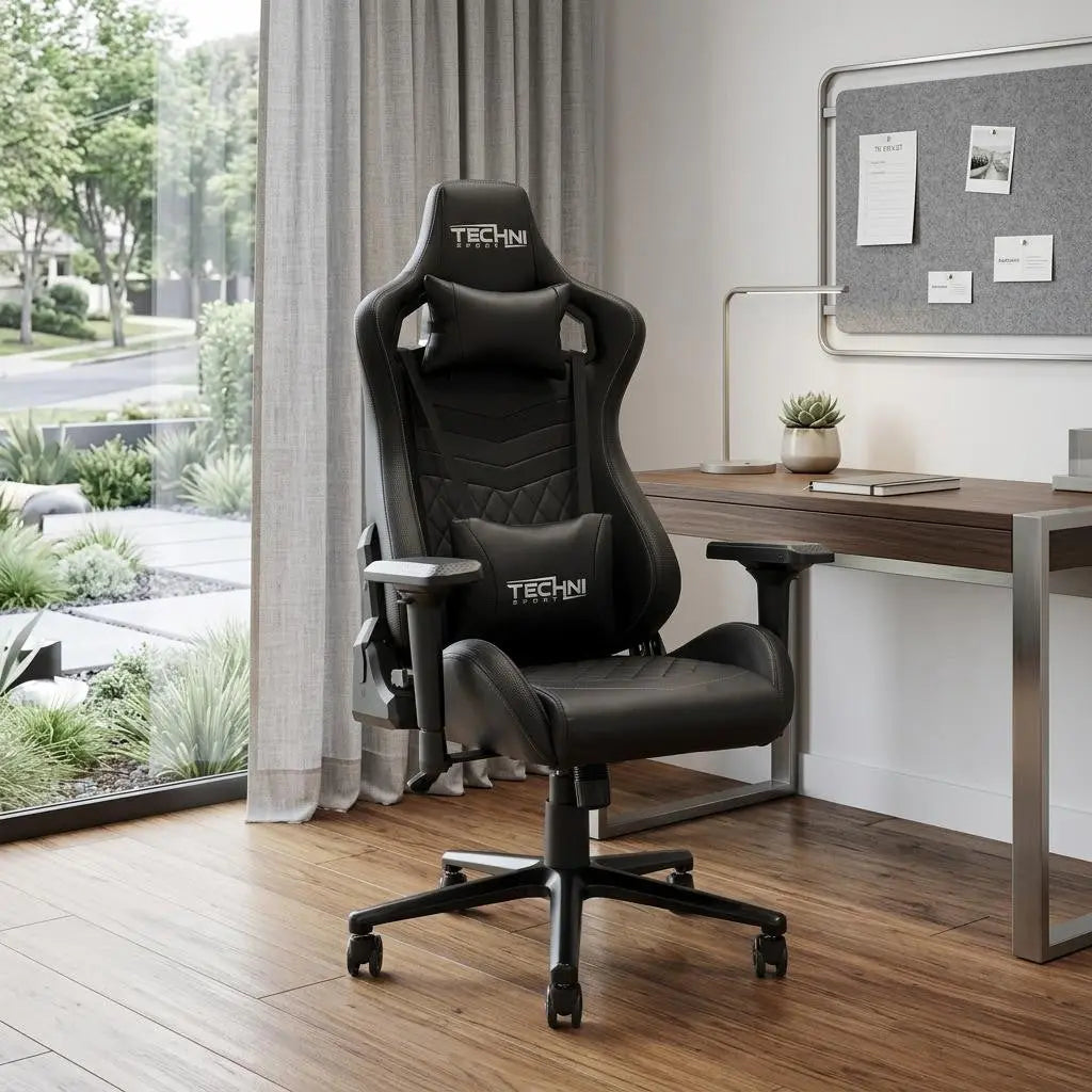 Black Adjustable Height Swivel Rolling Gaming Chair Homeroots Office