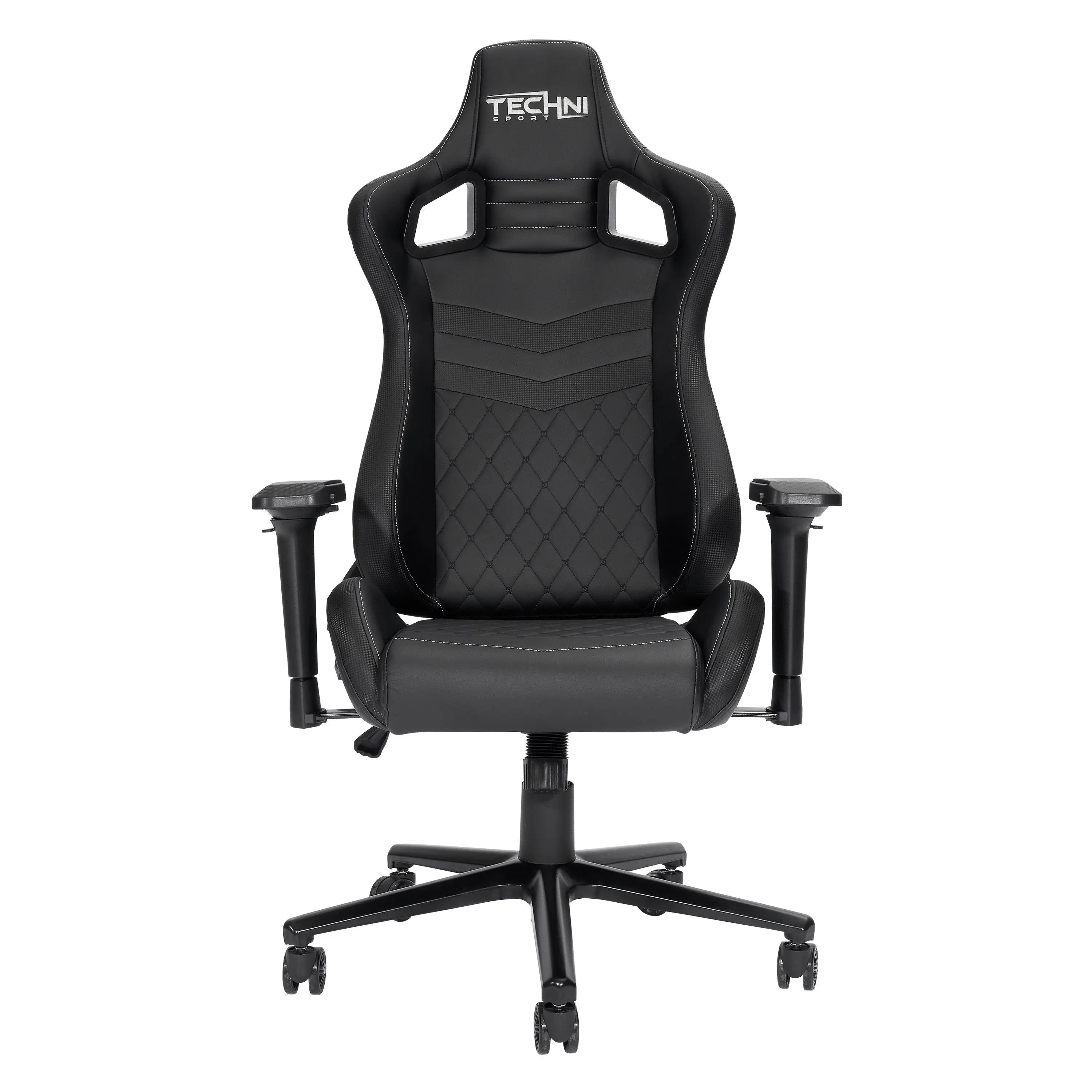 Black Adjustable Height Swivel Rolling Gaming Chair Homeroots Office