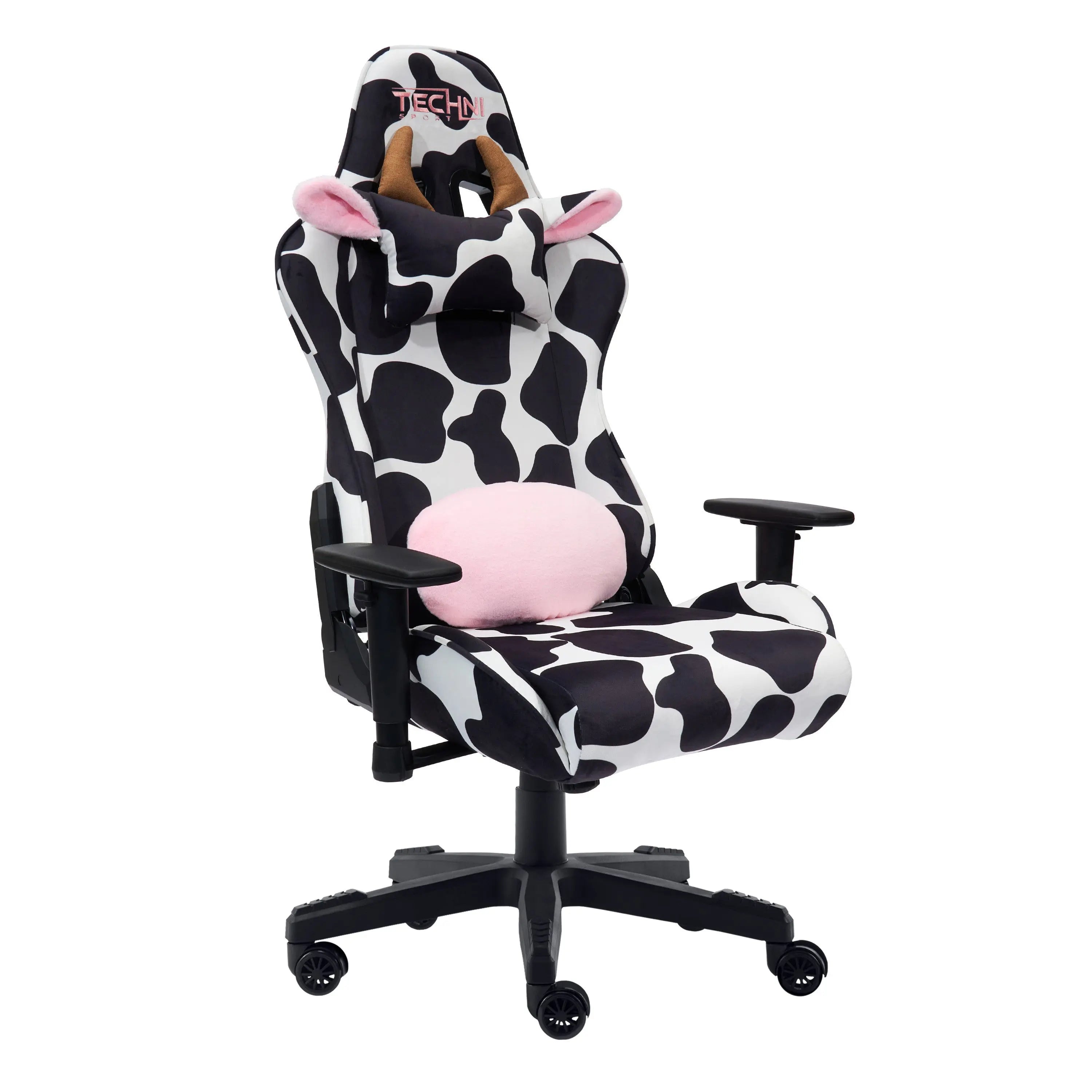 Black Adjustable Height Swivel Rolling Gaming Chair Homeroots Office