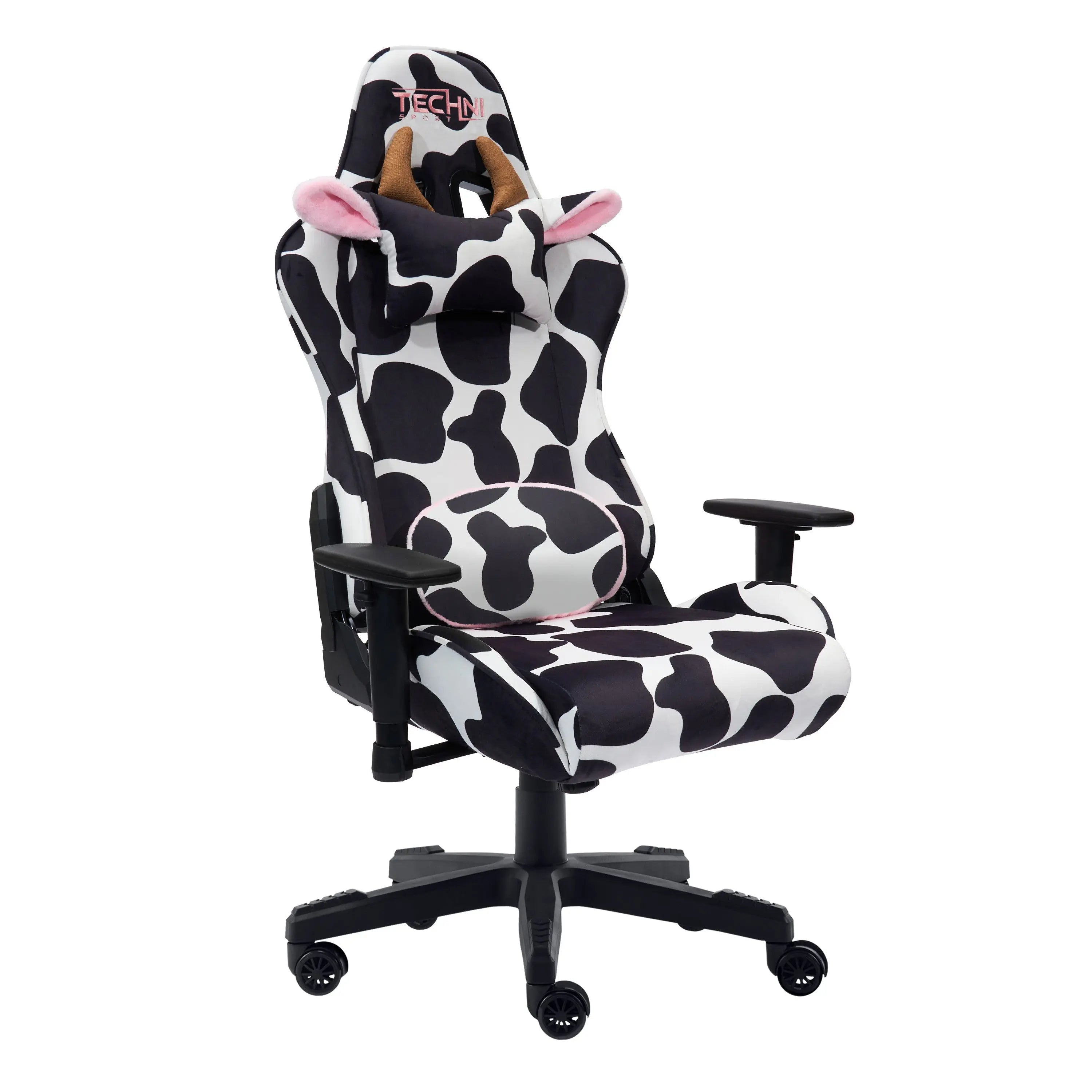 Black Adjustable Height Swivel Rolling Gaming Chair Homeroots Office