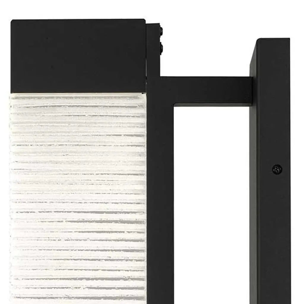 Black Crackled LED Dimmable Outdoor Hanging Light Homeroots Outdoor