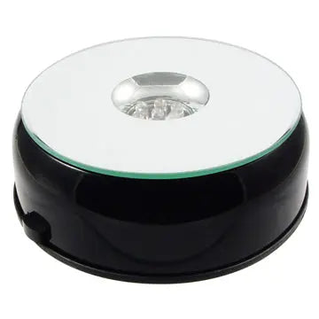 Black Cube Base with White Lights Lifebeats Gifts