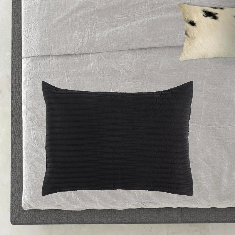 Black Geometric King Quilt - GreatEagleInc