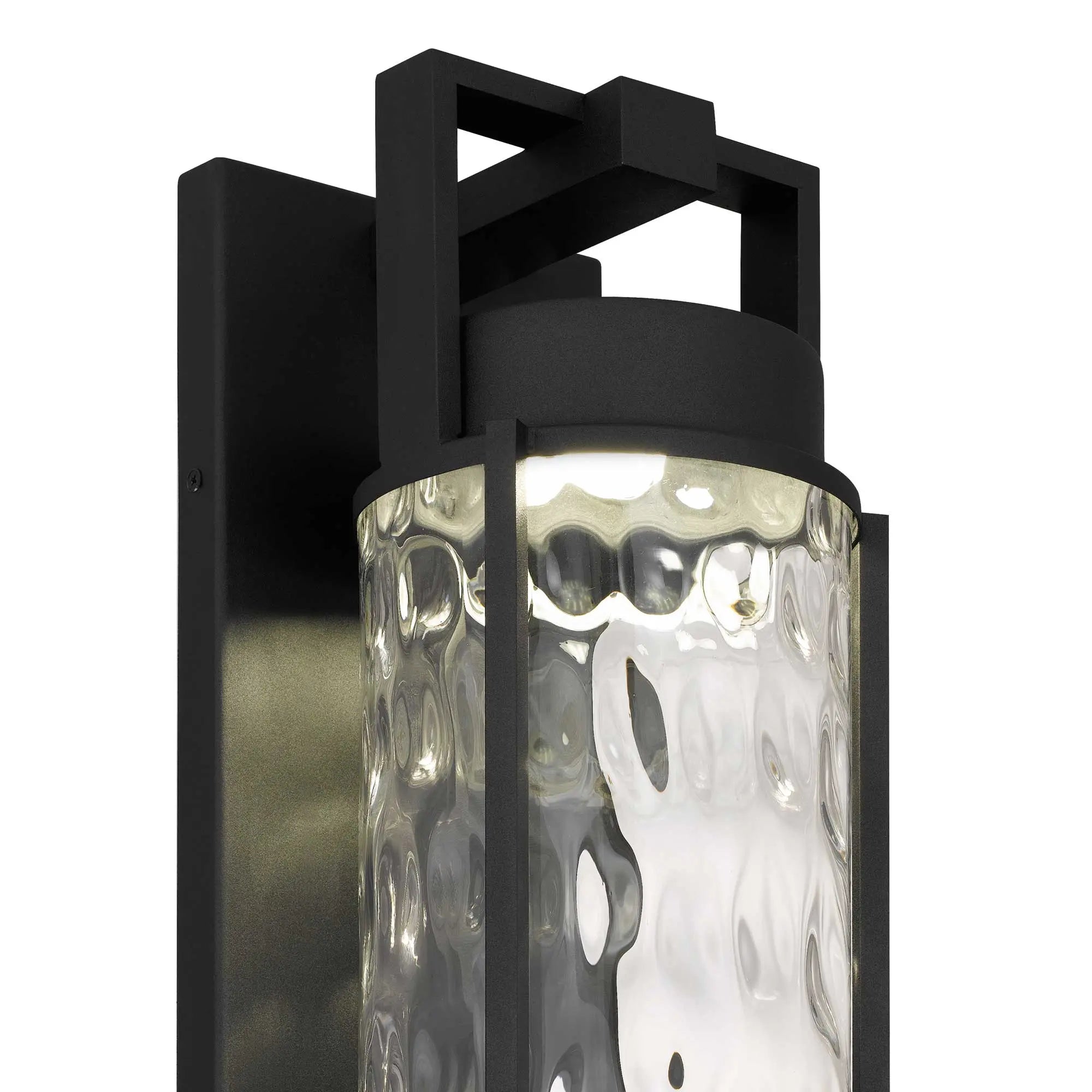 Black Hammered LED Dimmable Outdoor Hanging Light Homeroots Outdoor