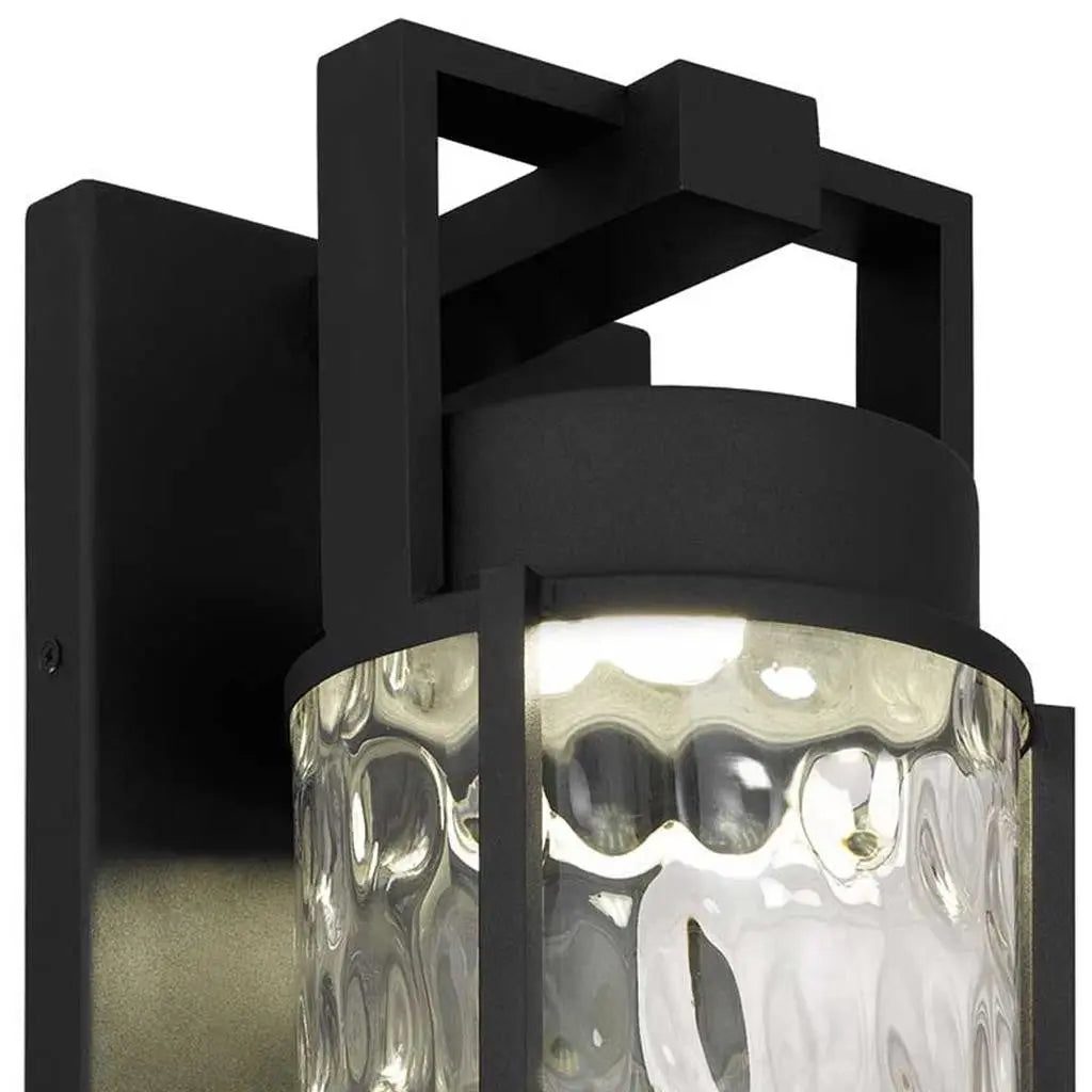 Black Hammered LED Dimmable Outdoor Hanging Light Homeroots Outdoor