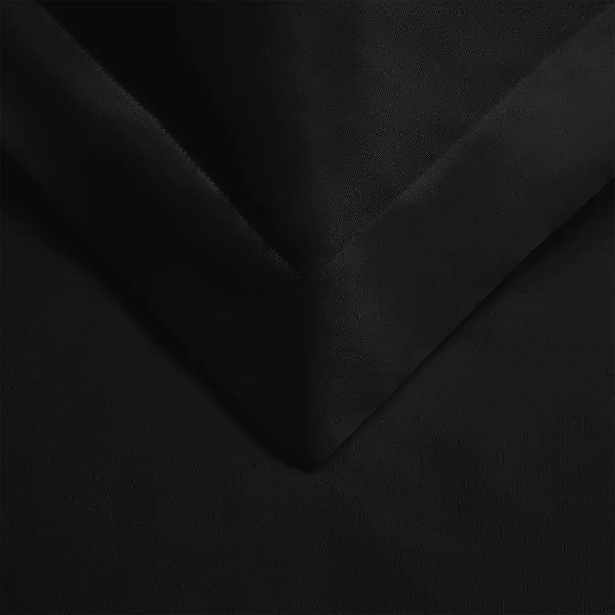 Black King Cotton Blend 300 Thread Count Washable Duvet Cover Set Homeroots Bed & Bath