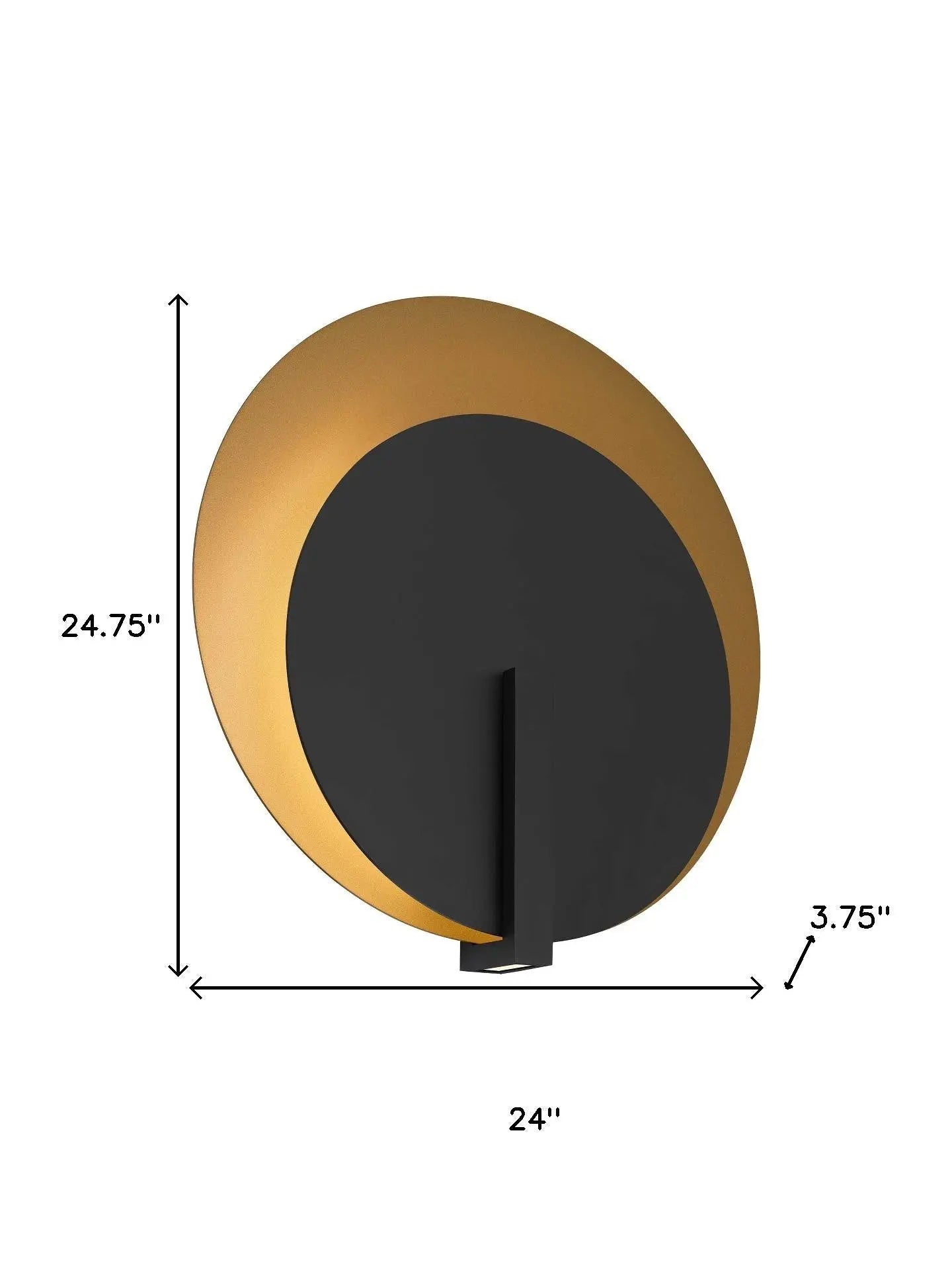 Black LED Dimmable Outdoor Hanging Light Homeroots Outdoor