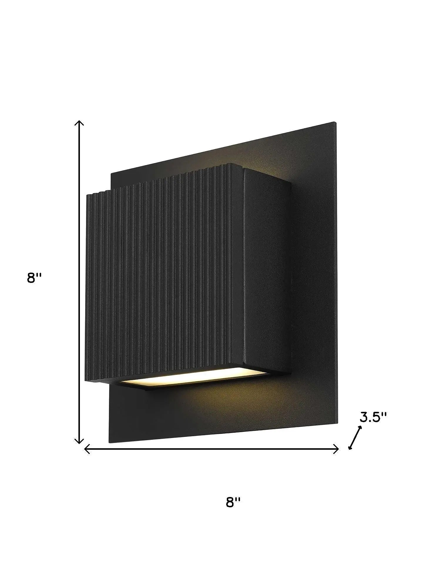 Black LED Dimmable Outdoor Hanging Light Homeroots Outdoor