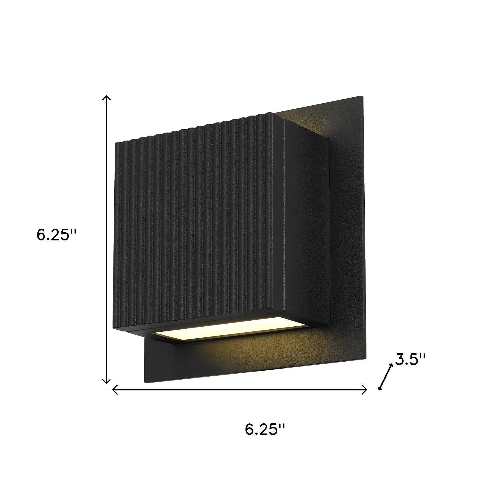 Black LED Dimmable Outdoor Hanging Light Homeroots Outdoor