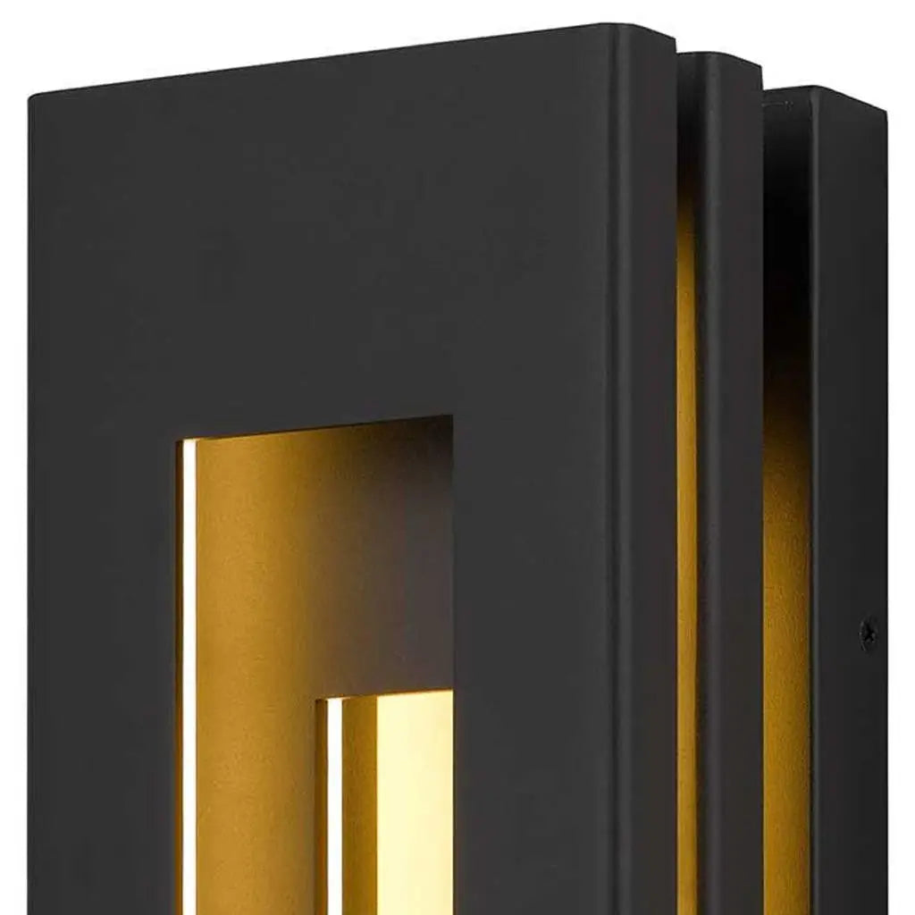 Black LED Dimmable Outdoor Hanging Light Homeroots Outdoor