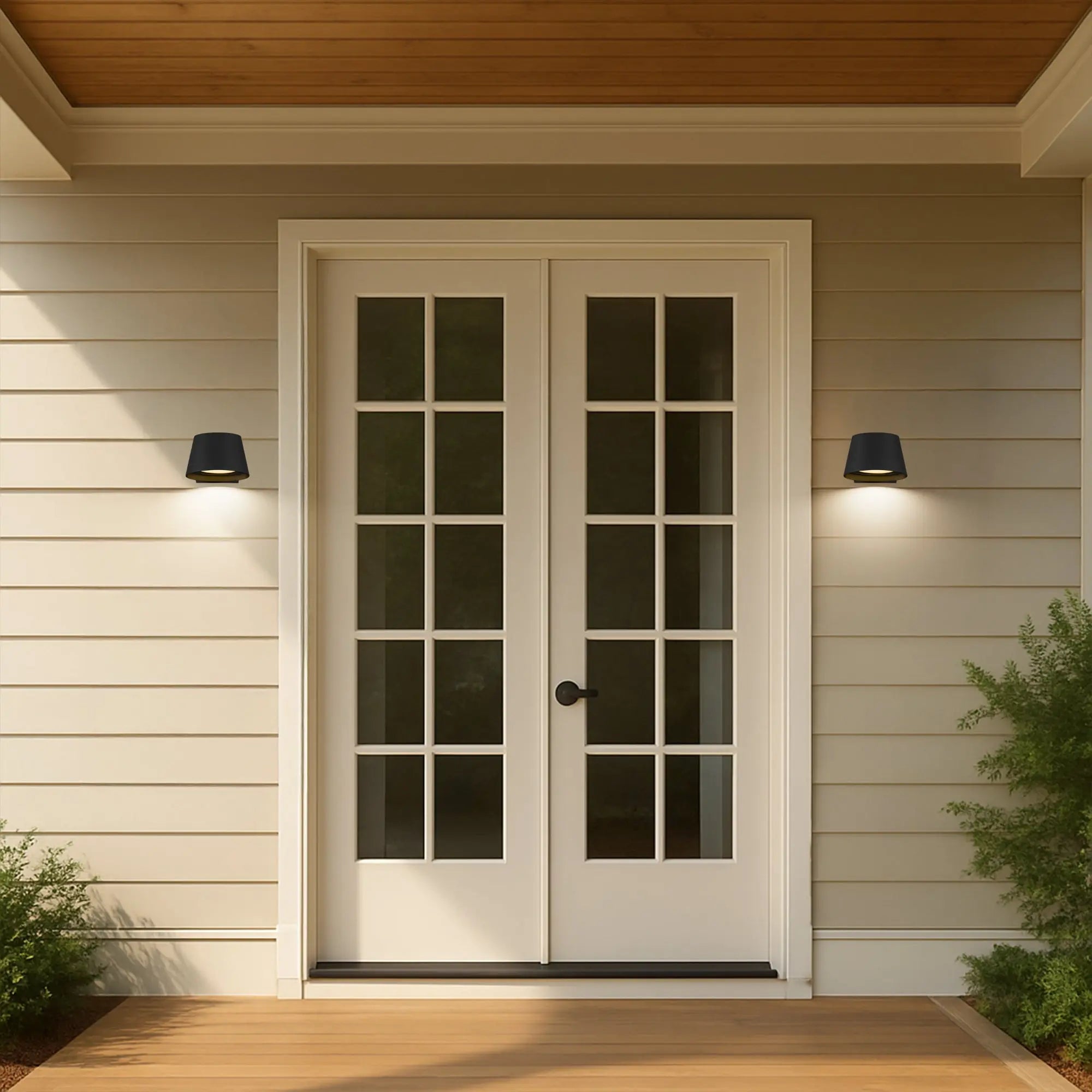 Black LED Dimmable Outdoor Hanging Light Homeroots Outdoor