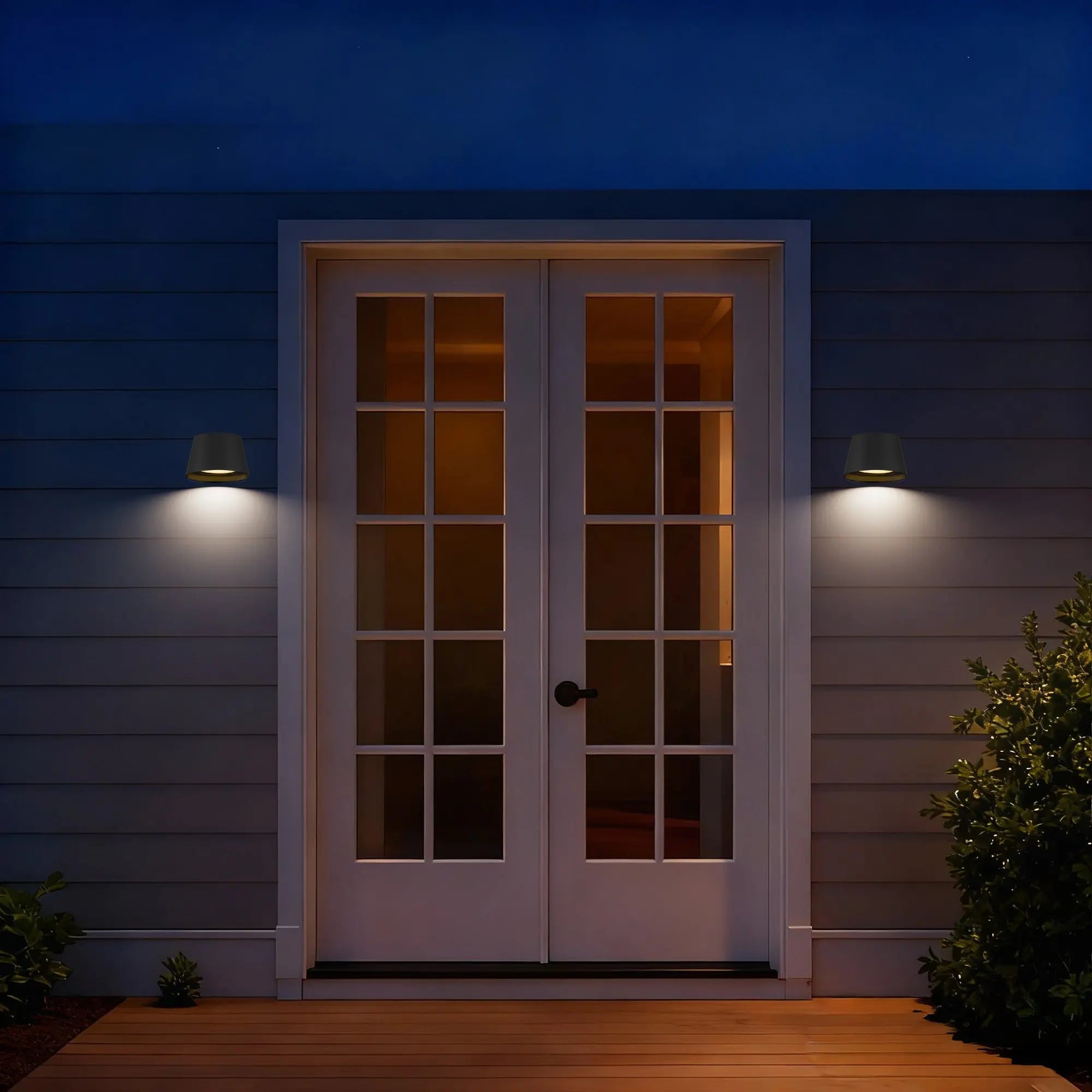 Black LED Dimmable Outdoor Hanging Light Homeroots Outdoor
