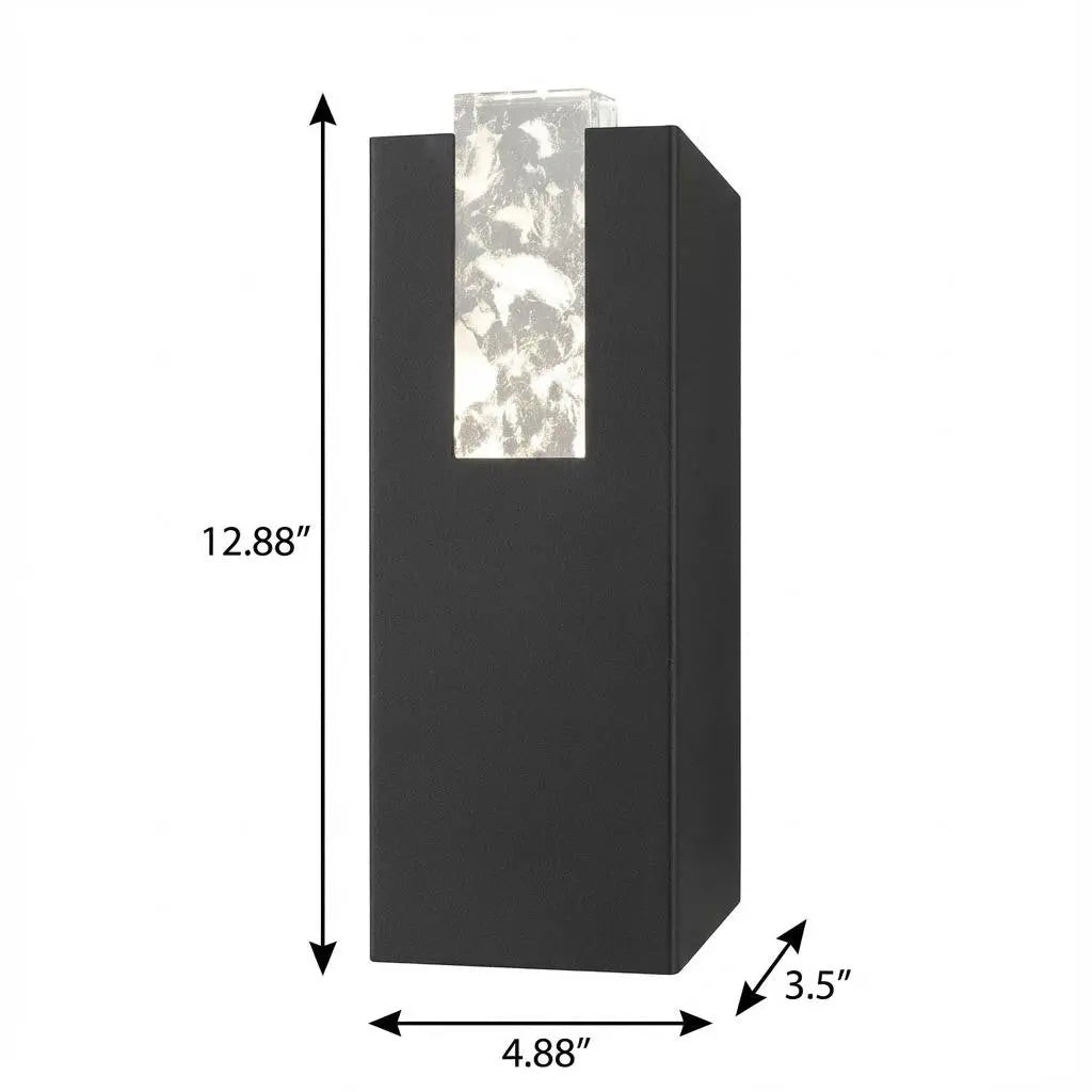 Black LED Dimmable Outdoor Hanging Light Homeroots Outdoor