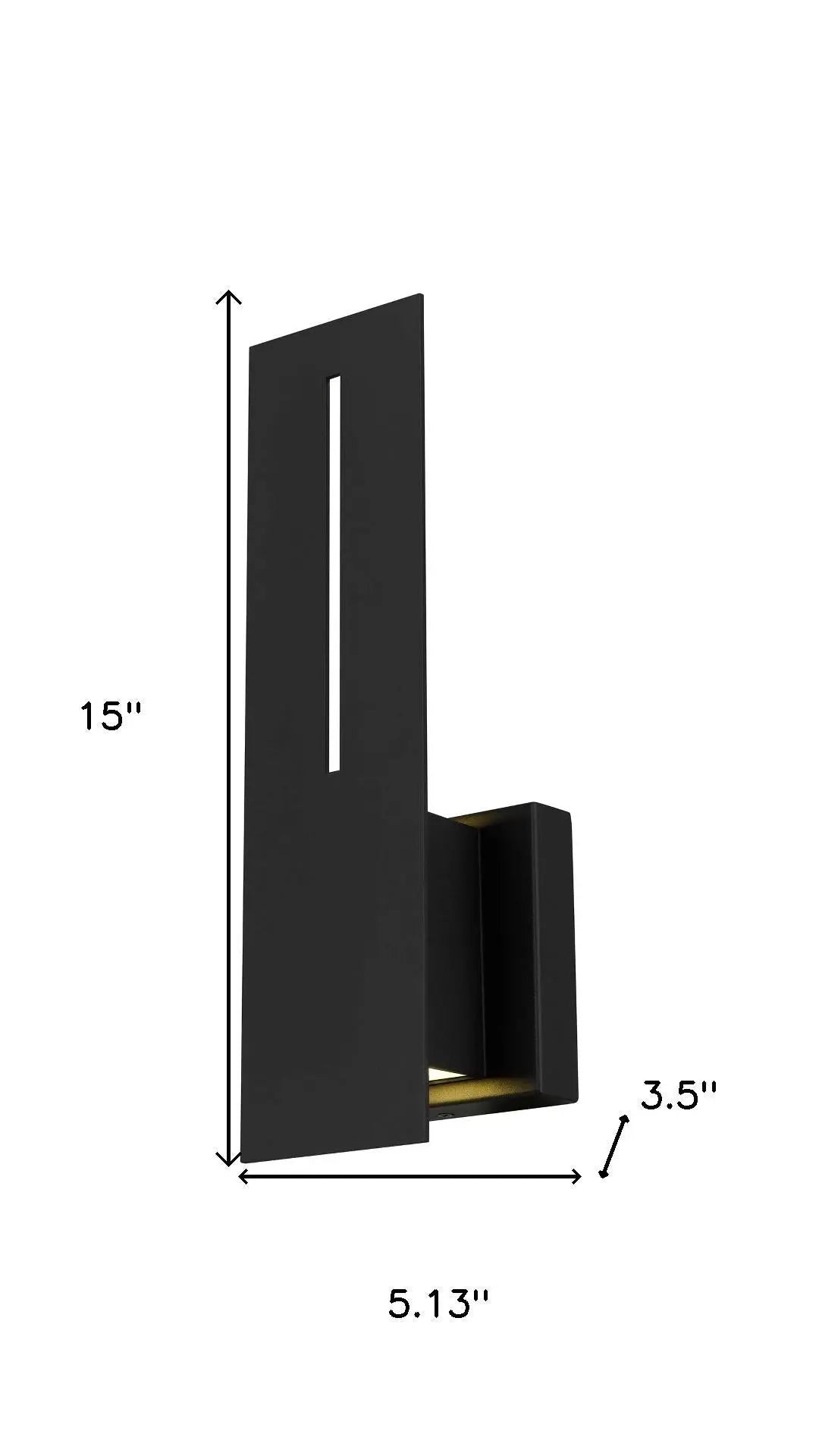 Black LED Dimmable Outdoor Hanging Light Homeroots Outdoor