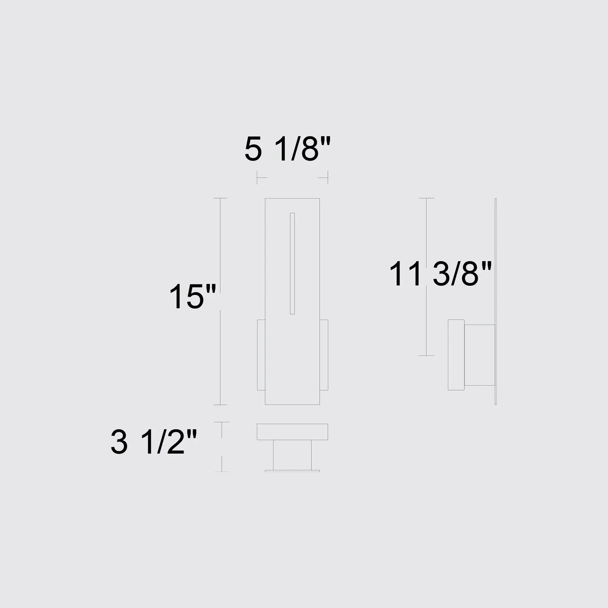 Black LED Dimmable Outdoor Hanging Light Homeroots Outdoor