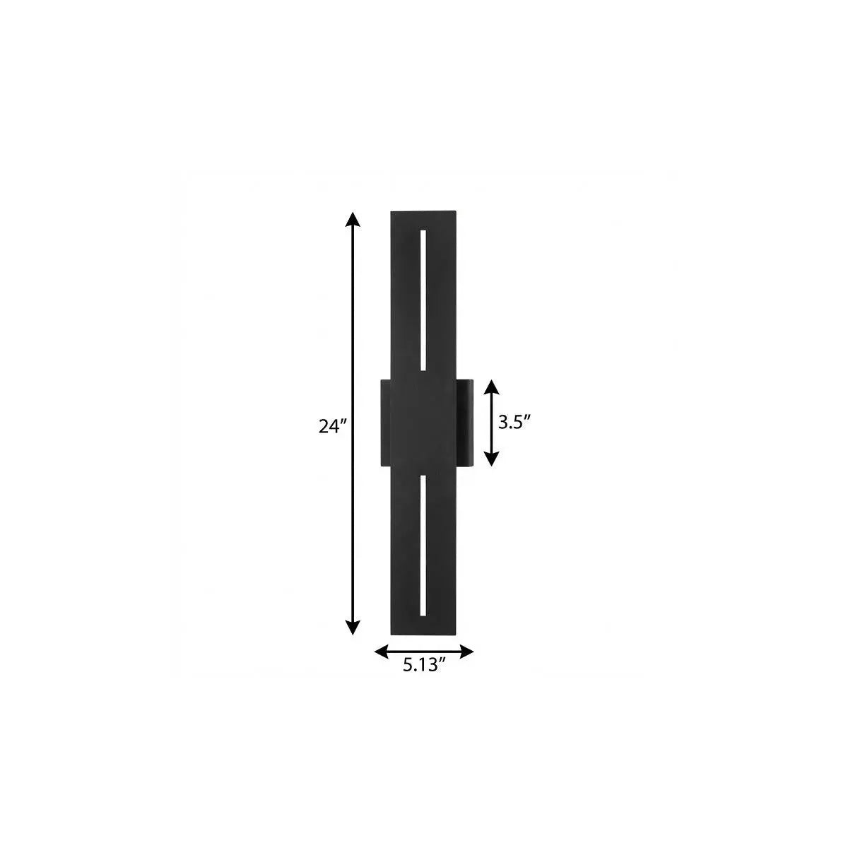 Black LED Dimmable Outdoor Hanging Light Homeroots Outdoor