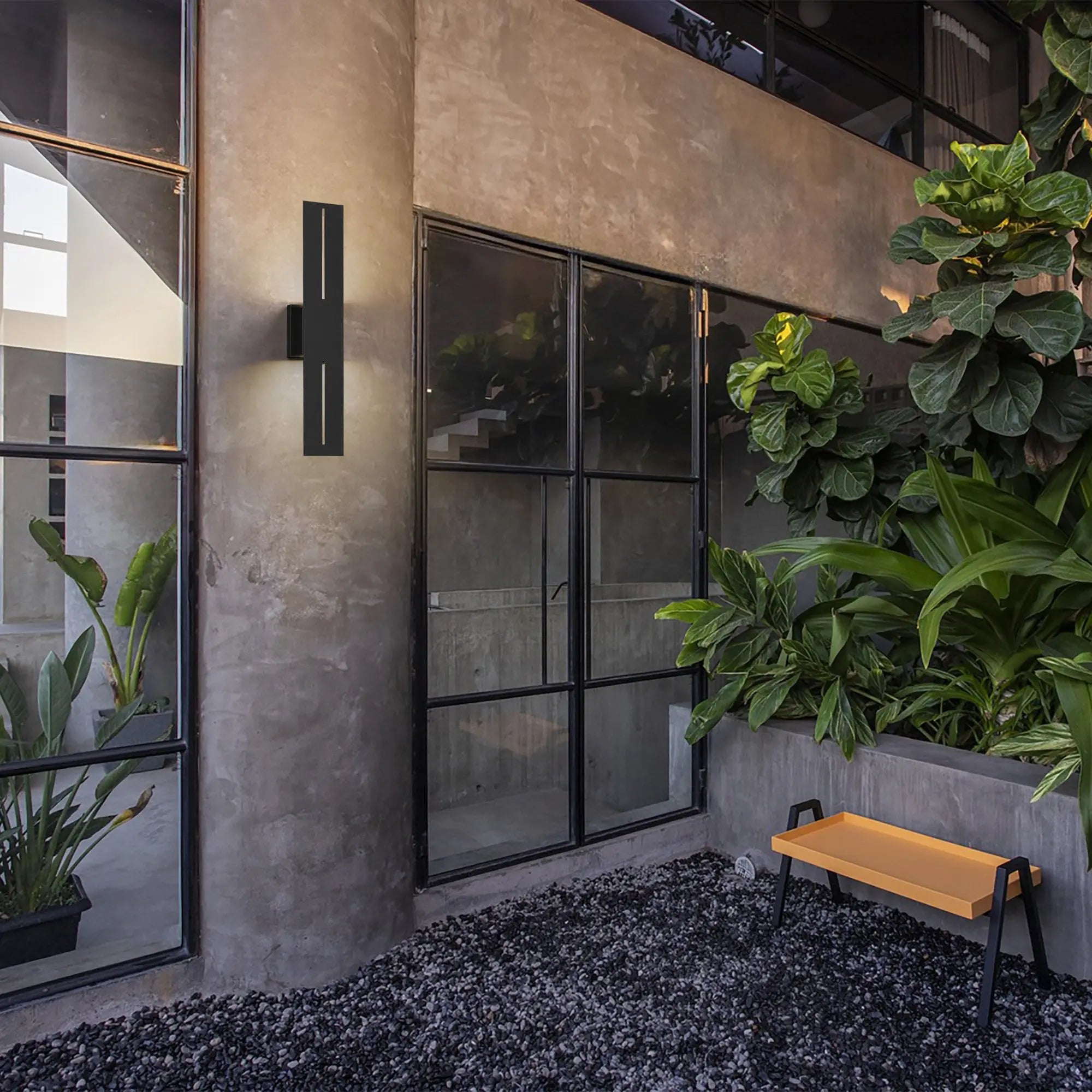 Black LED Dimmable Outdoor Hanging Light Homeroots Outdoor