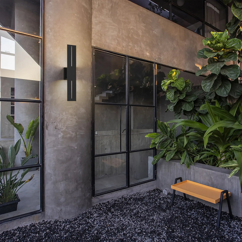 Black LED Dimmable Outdoor Hanging Light Homeroots Outdoor