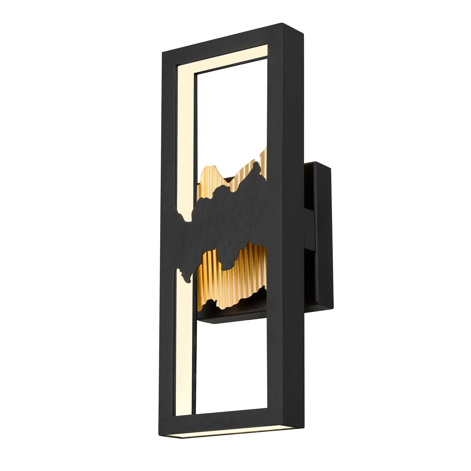 Black LED Dimmable Outdoor Hanging Light Homeroots Outdoor