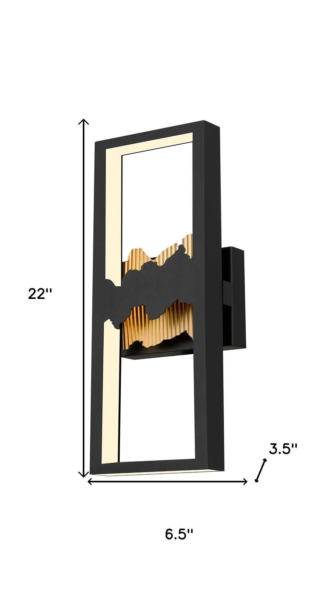 Black LED Dimmable Outdoor Hanging Light Homeroots Outdoor