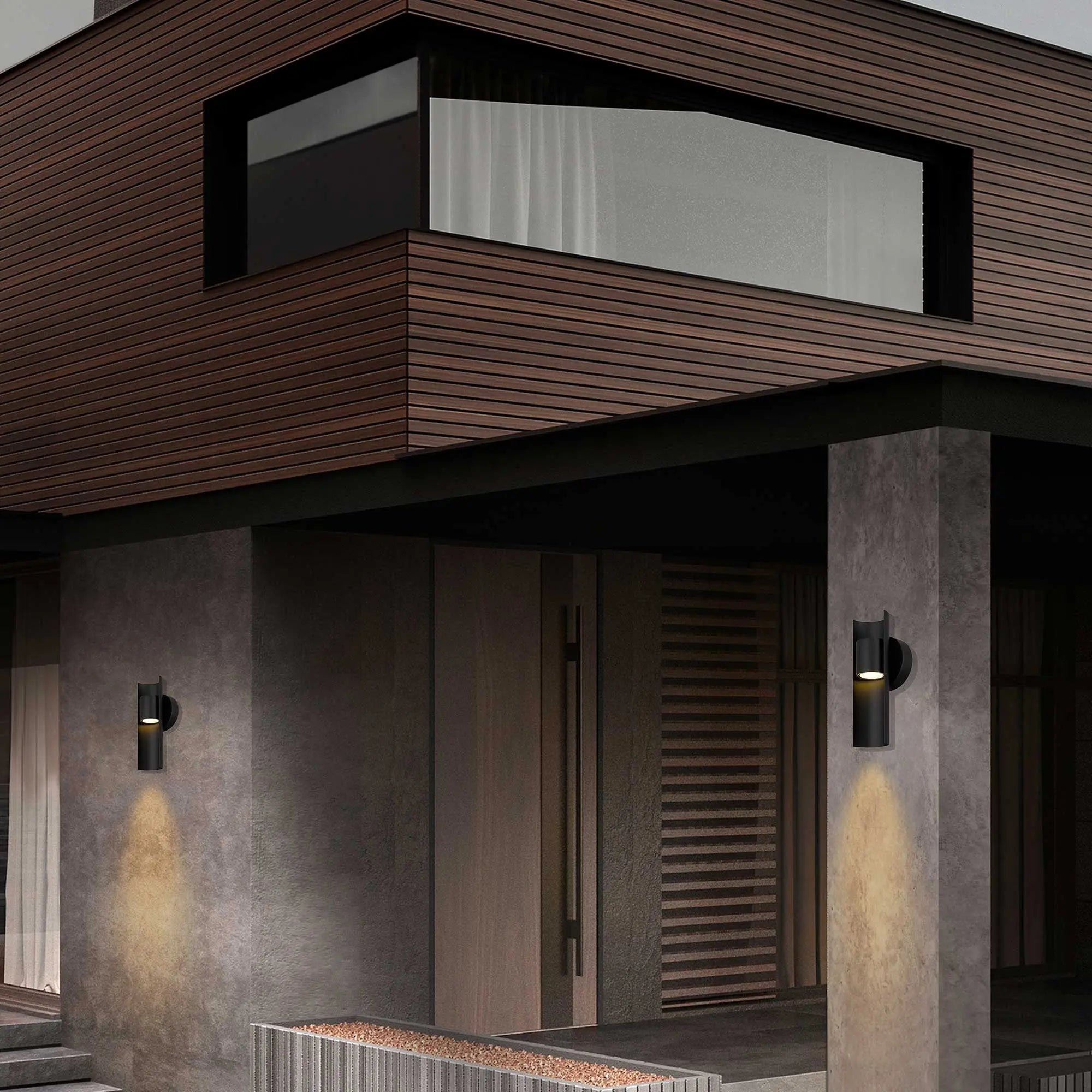 Black LED Dimmable Outdoor Hanging Light Homeroots Outdoor