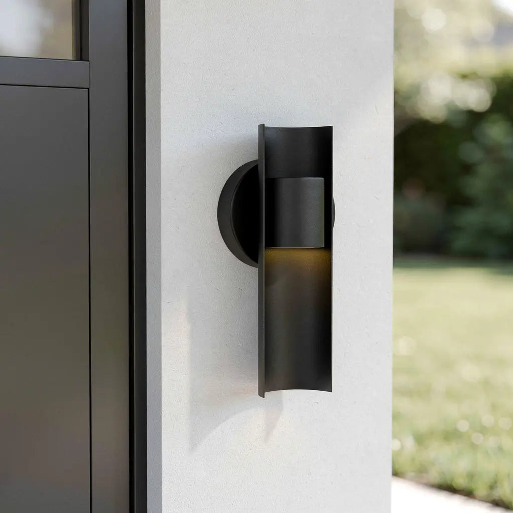 Black LED Dimmable Outdoor Hanging Light Homeroots Outdoor