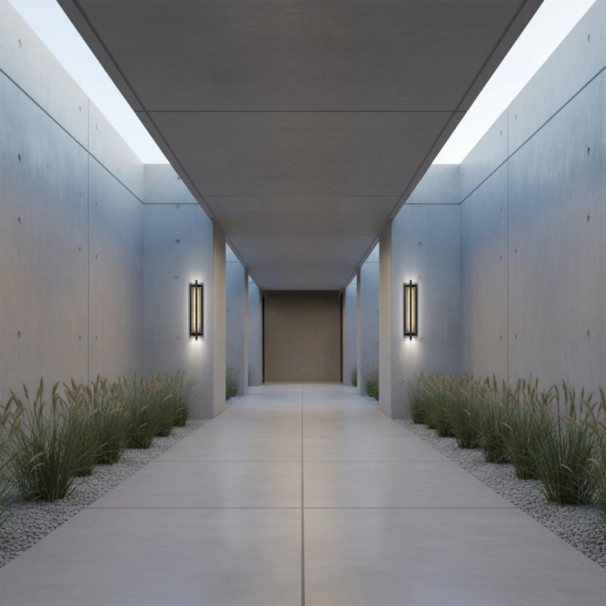 Black LED Dimmable Outdoor Hanging Light Homeroots Outdoor