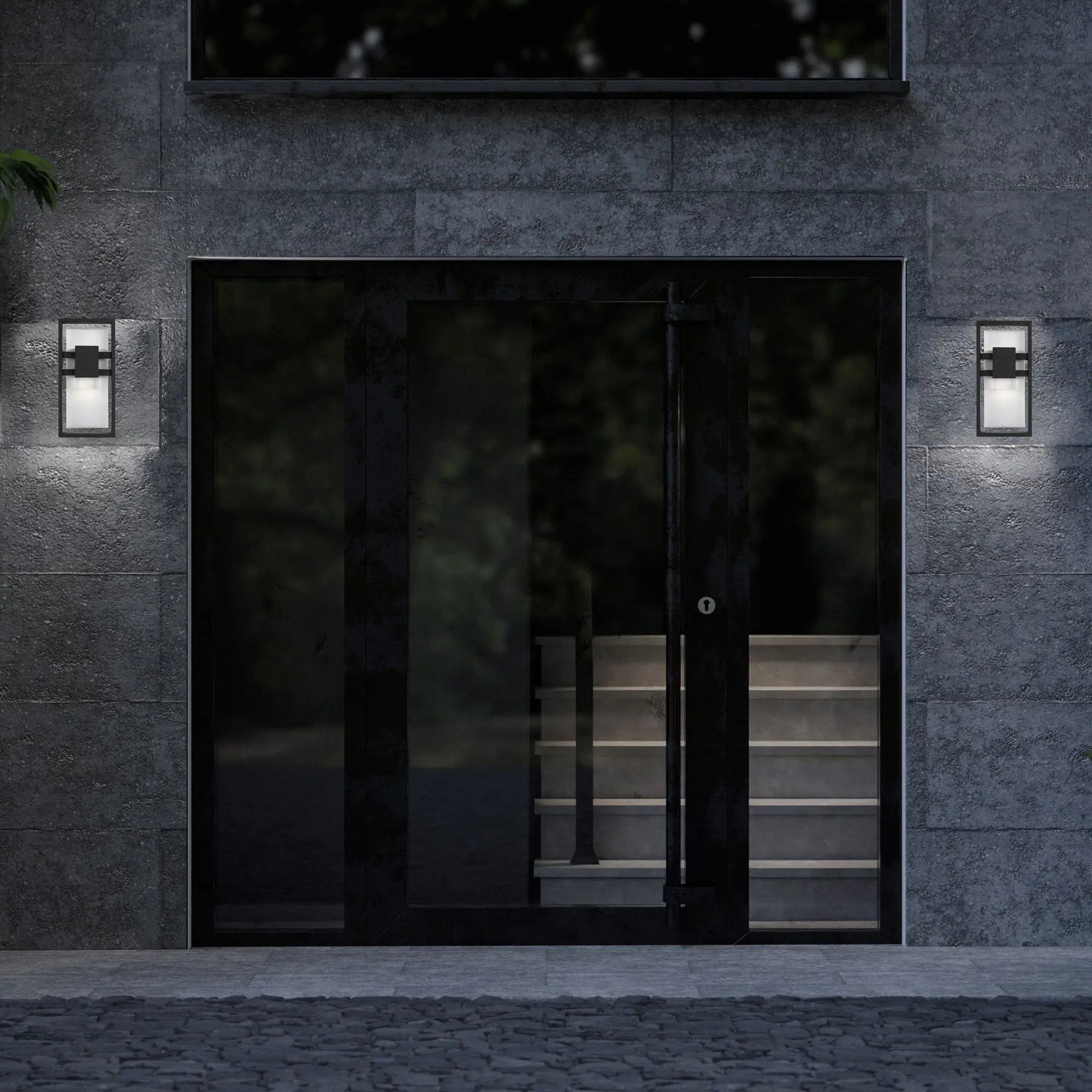 Black LED Dimmable Outdoor Hanging Light Homeroots Outdoor