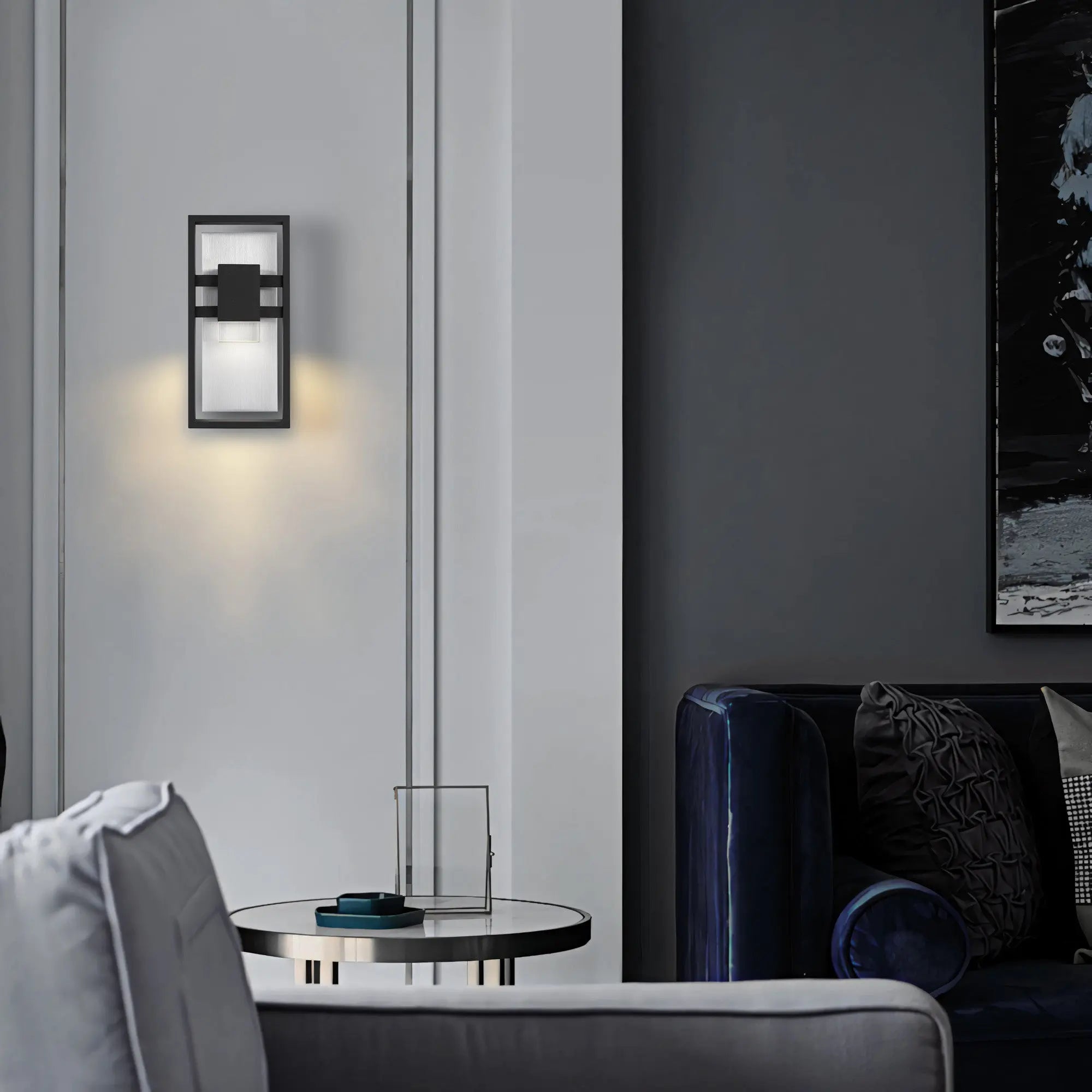 Black LED Dimmable Outdoor Hanging Light Homeroots Outdoor