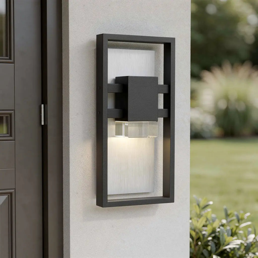 Black LED Dimmable Outdoor Hanging Light Homeroots Outdoor