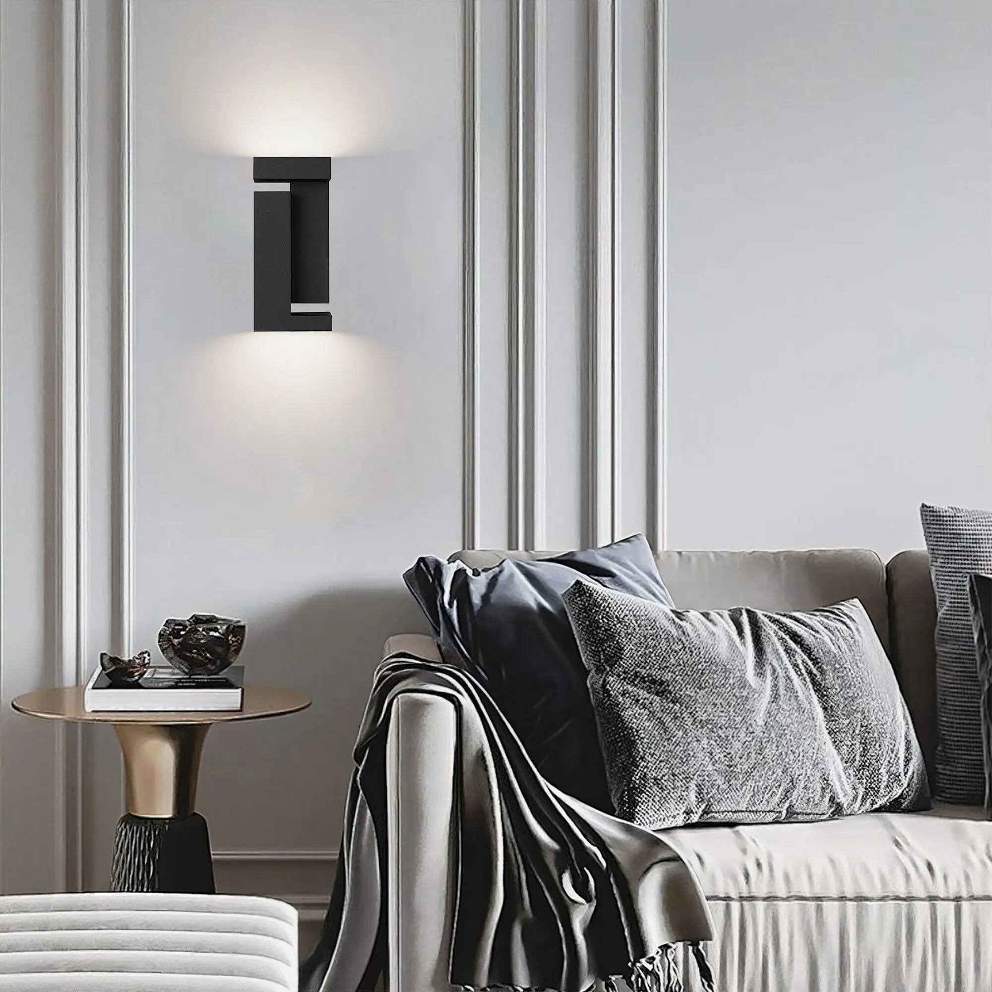 Black LED Dimmable Outdoor Hanging Light Homeroots Outdoor