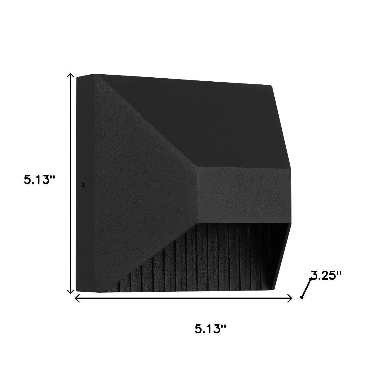 Black LED Dimmable Outdoor Hanging Light Homeroots Outdoor