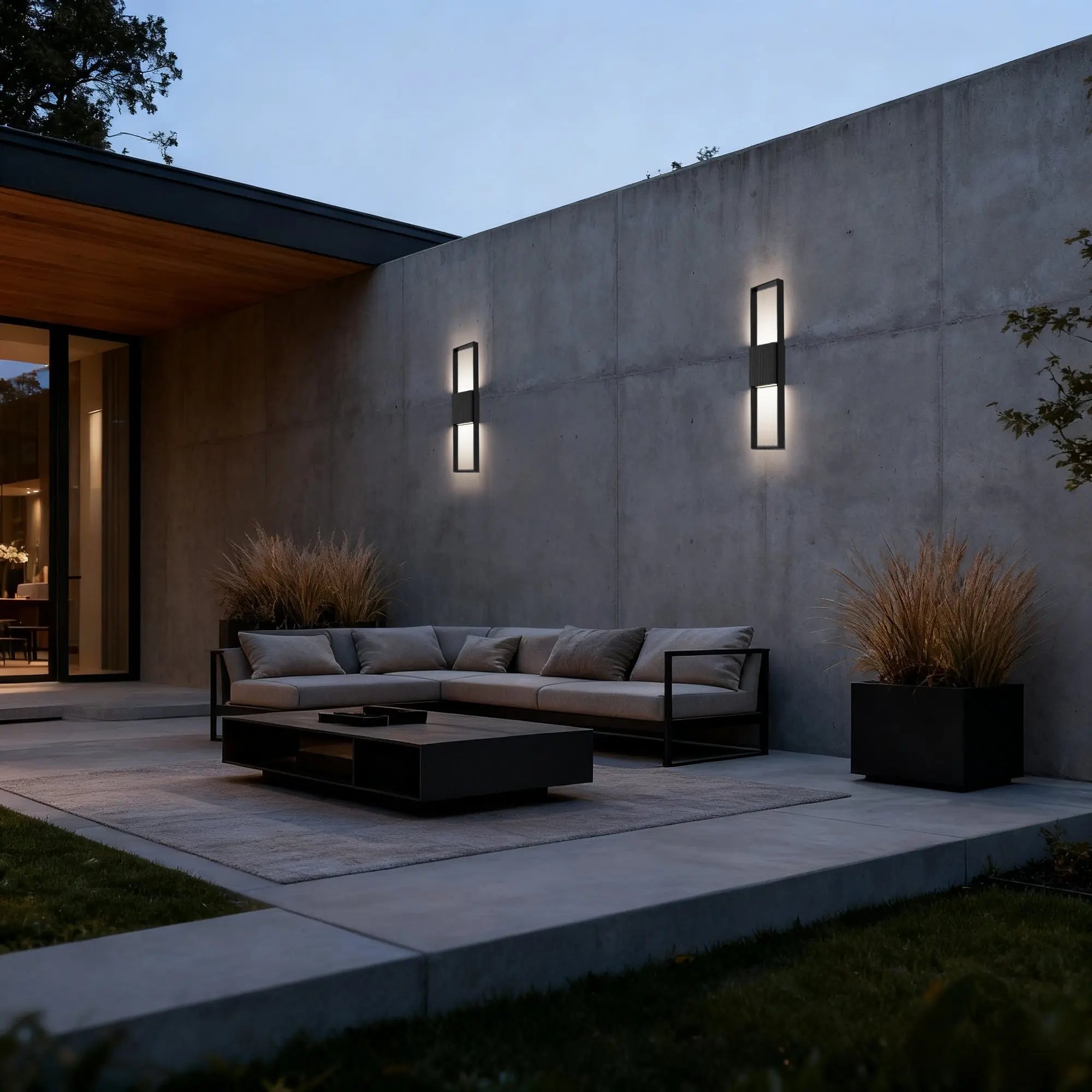 Black LED Dimmable Outdoor Hanging Light Homeroots Outdoor