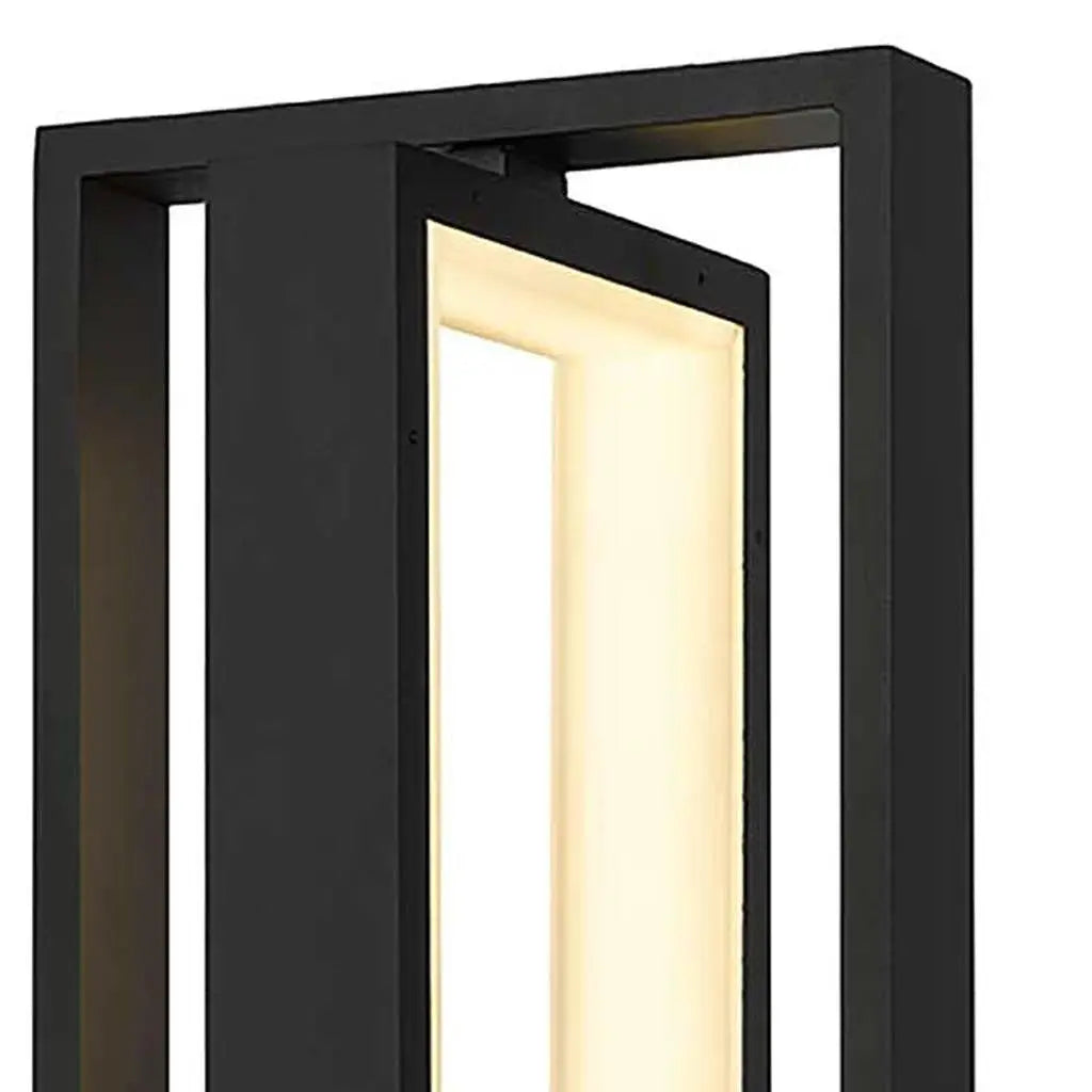 Black LED Dimmable Outdoor Hanging Light Homeroots Outdoor