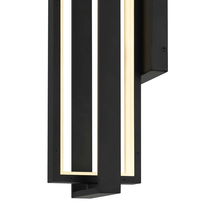 Black LED Dimmable Outdoor Hanging Light Homeroots Outdoor