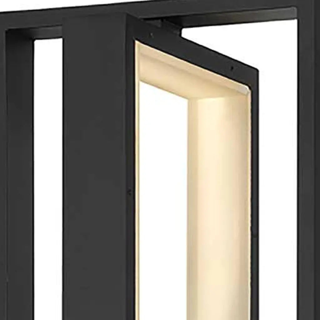 Black LED Dimmable Outdoor Hanging Light Homeroots Outdoor