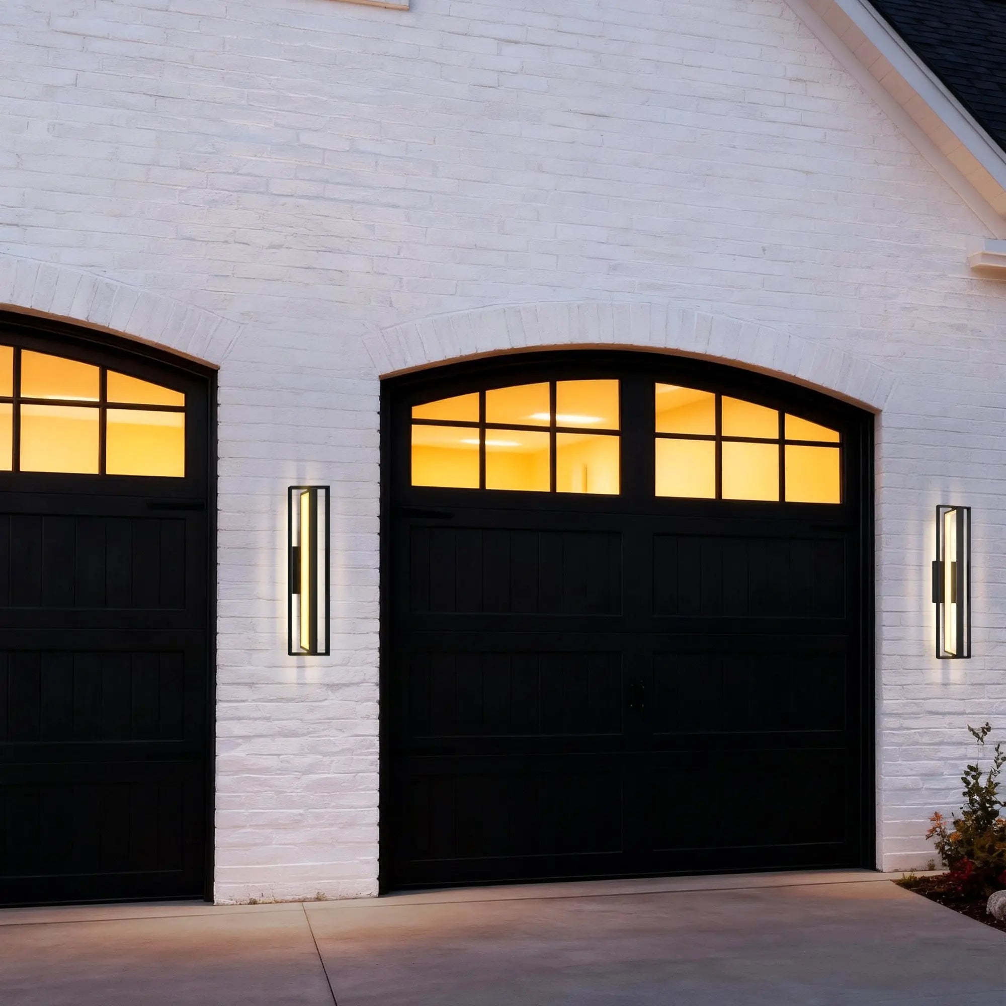 Black LED Dimmable Outdoor Hanging Light Homeroots Outdoor