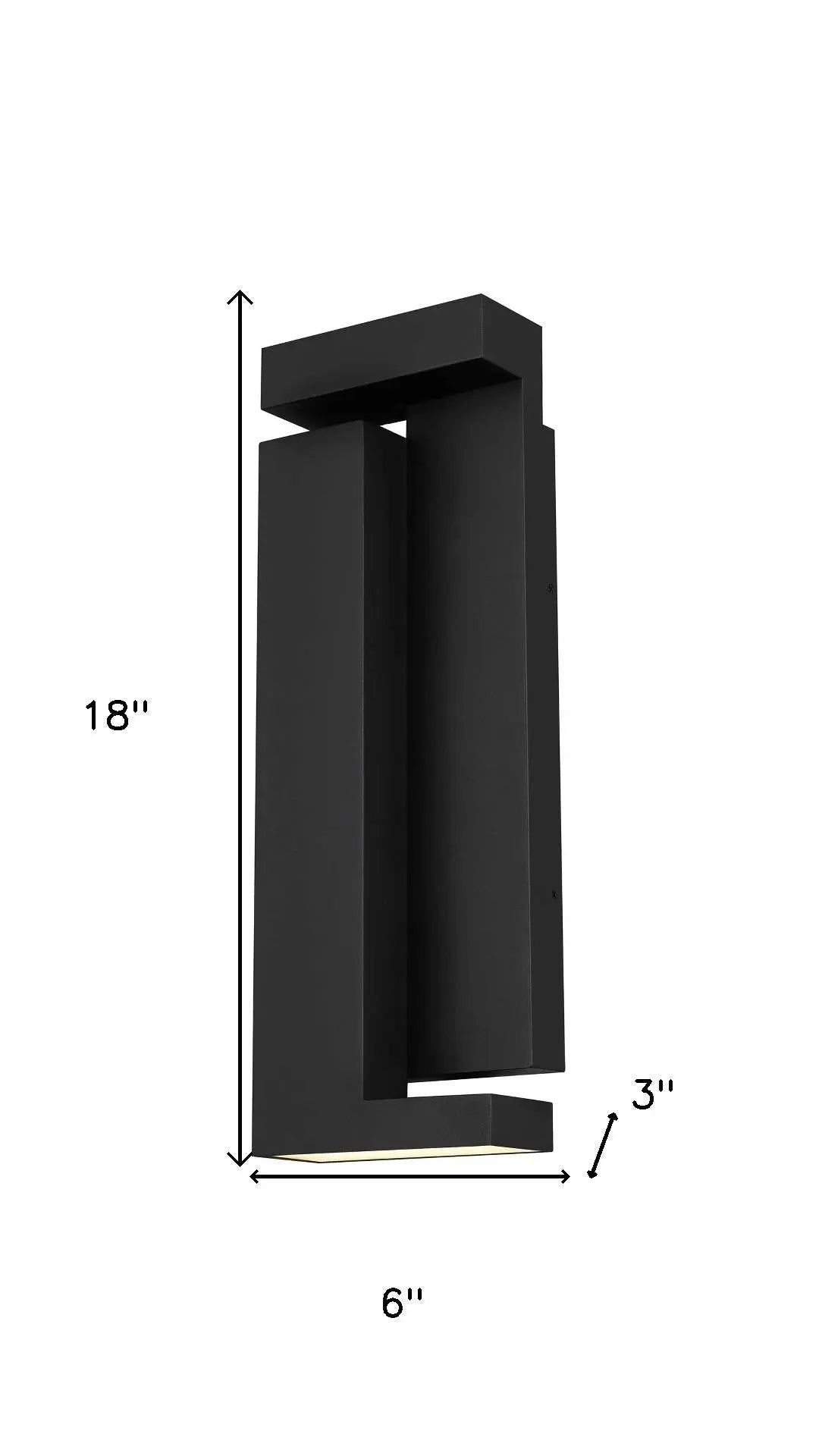 Black LED Dimmable Outdoor Hanging Light Homeroots Outdoor