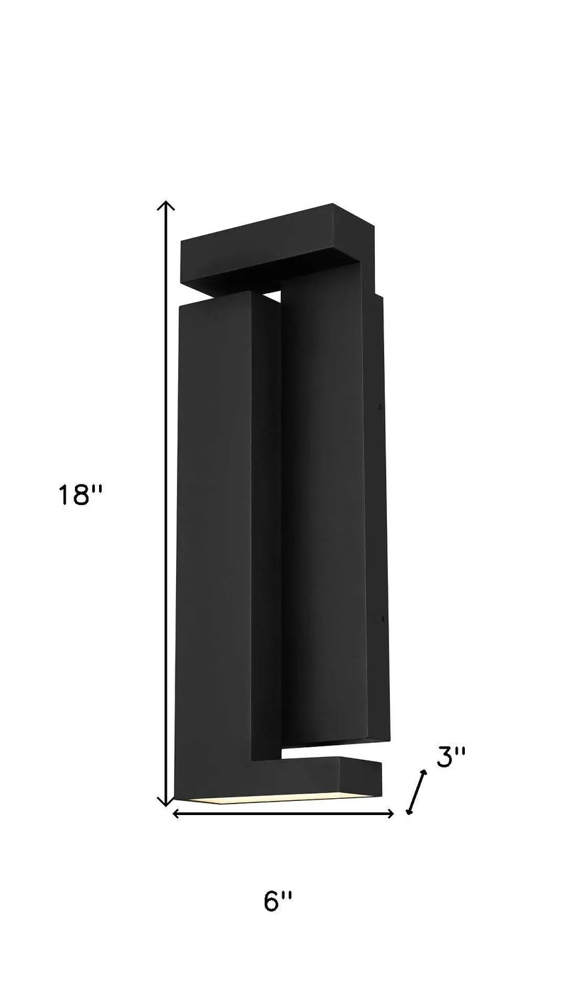 Black LED Dimmable Outdoor Hanging Light Homeroots Outdoor