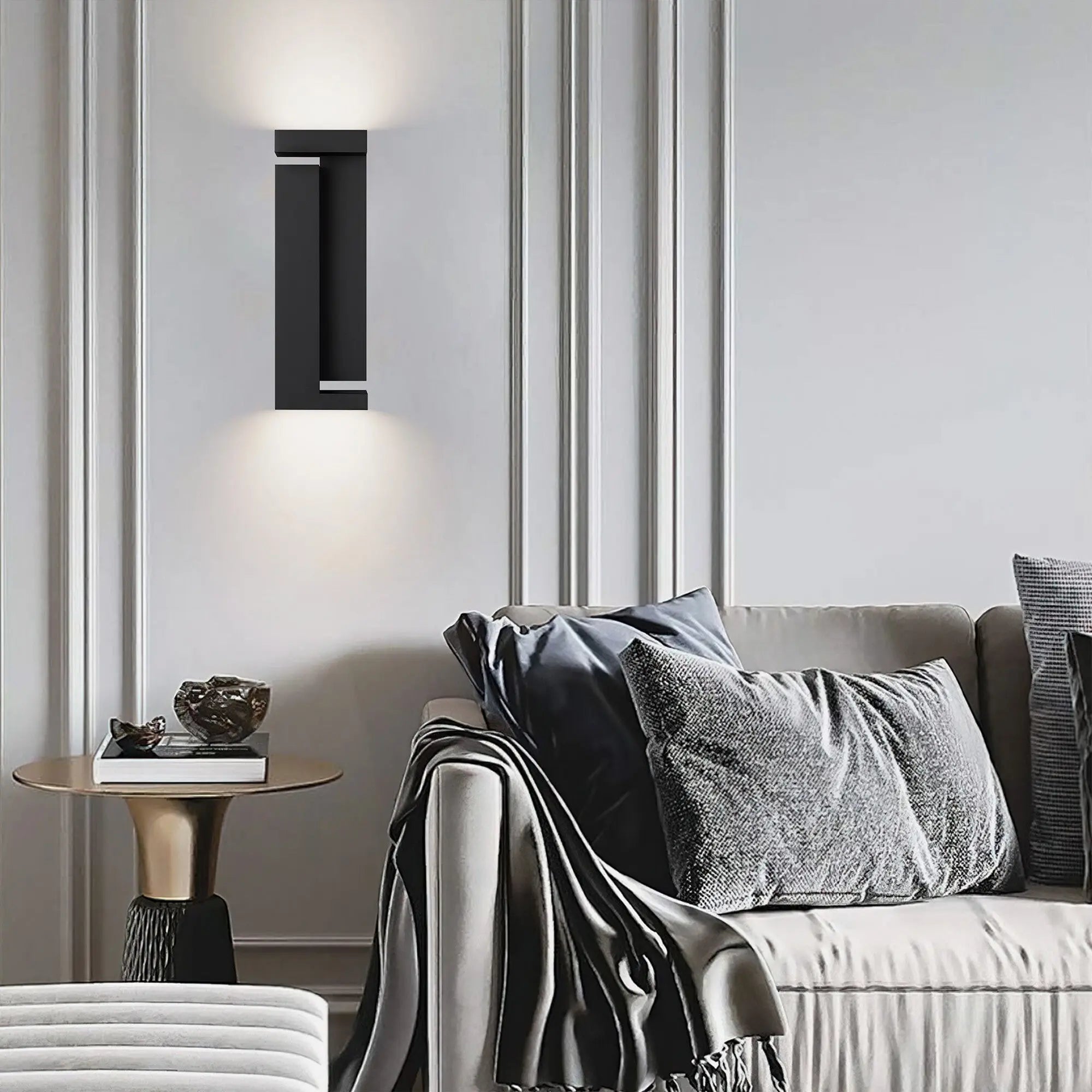 Black LED Dimmable Outdoor Hanging Light Homeroots Outdoor