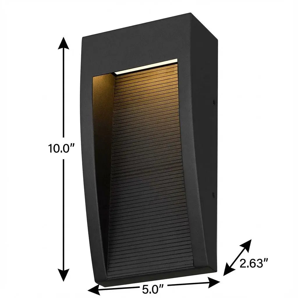 Black LED Dimmable Outdoor Hanging Light Homeroots Outdoor