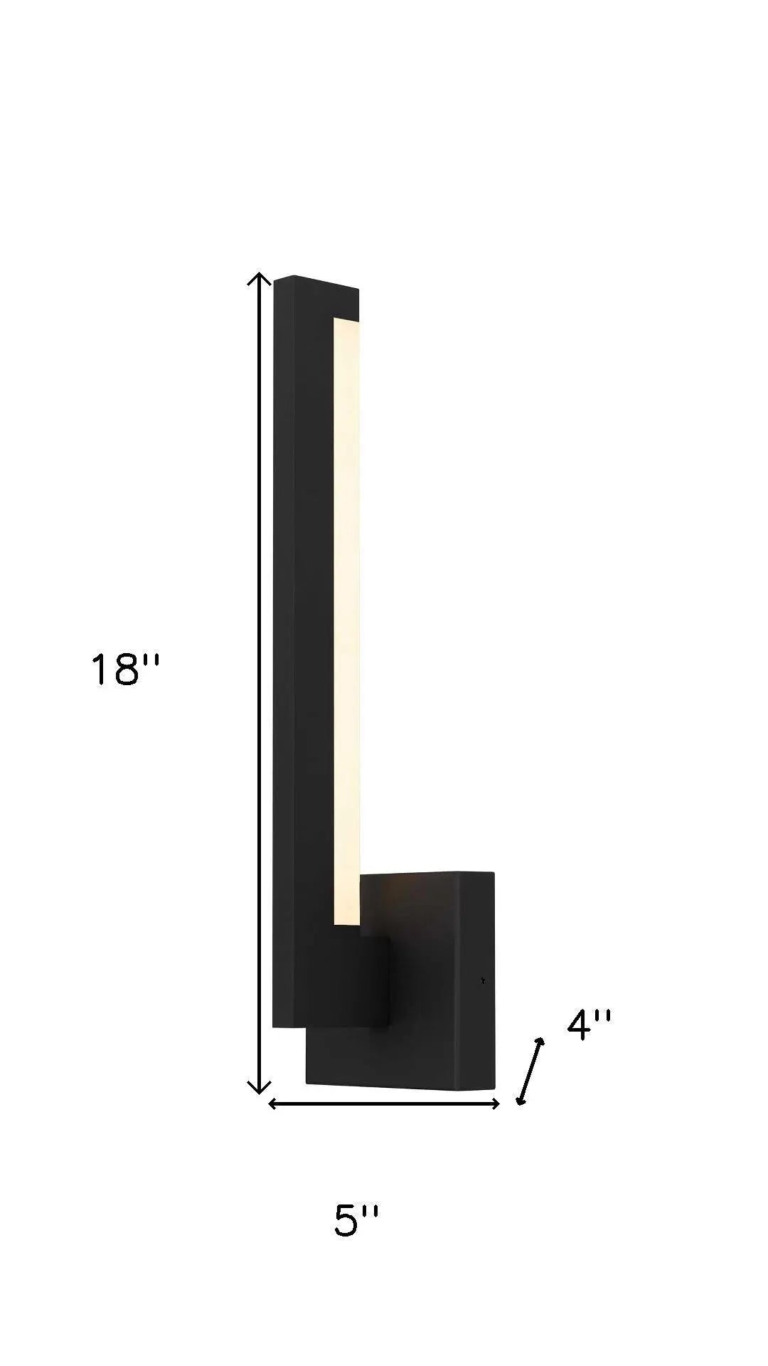 Black LED Dimmable Outdoor Hanging Light Homeroots Outdoor