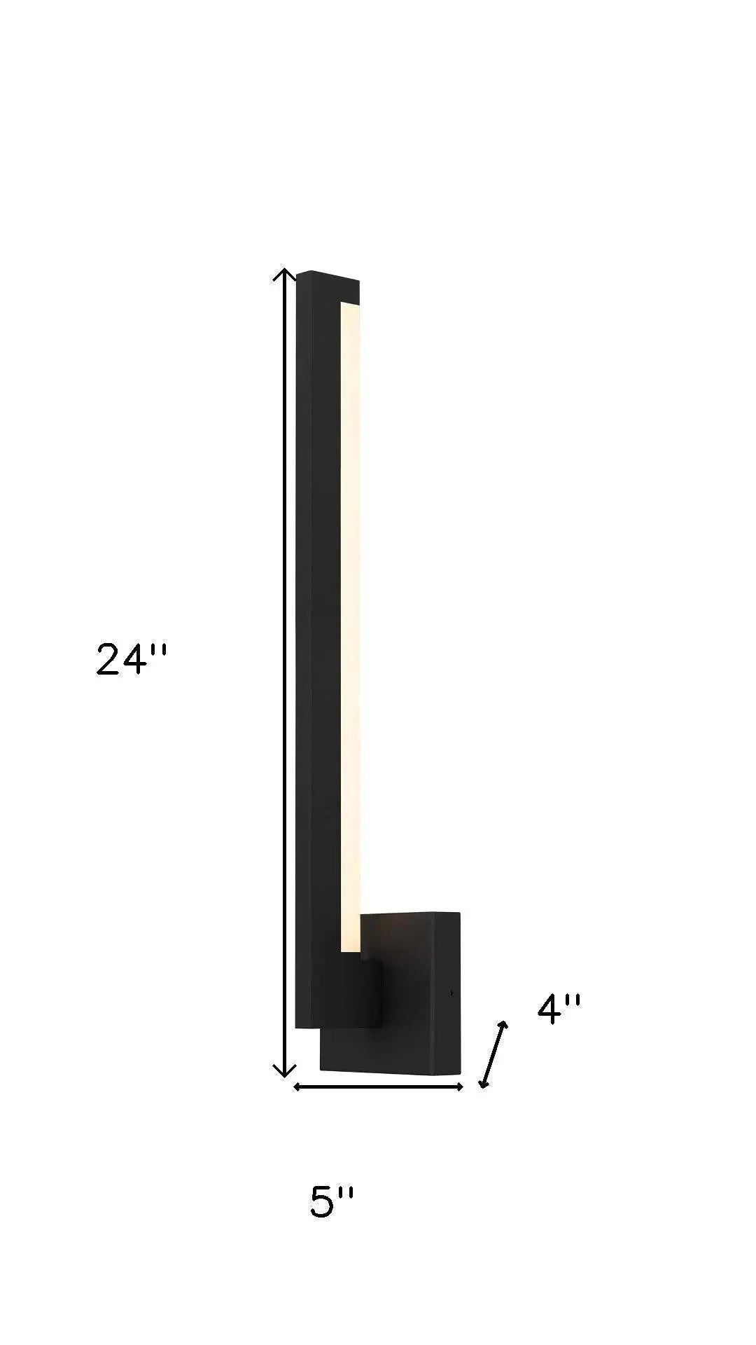 Black LED Dimmable Outdoor Hanging Light Homeroots Outdoor
