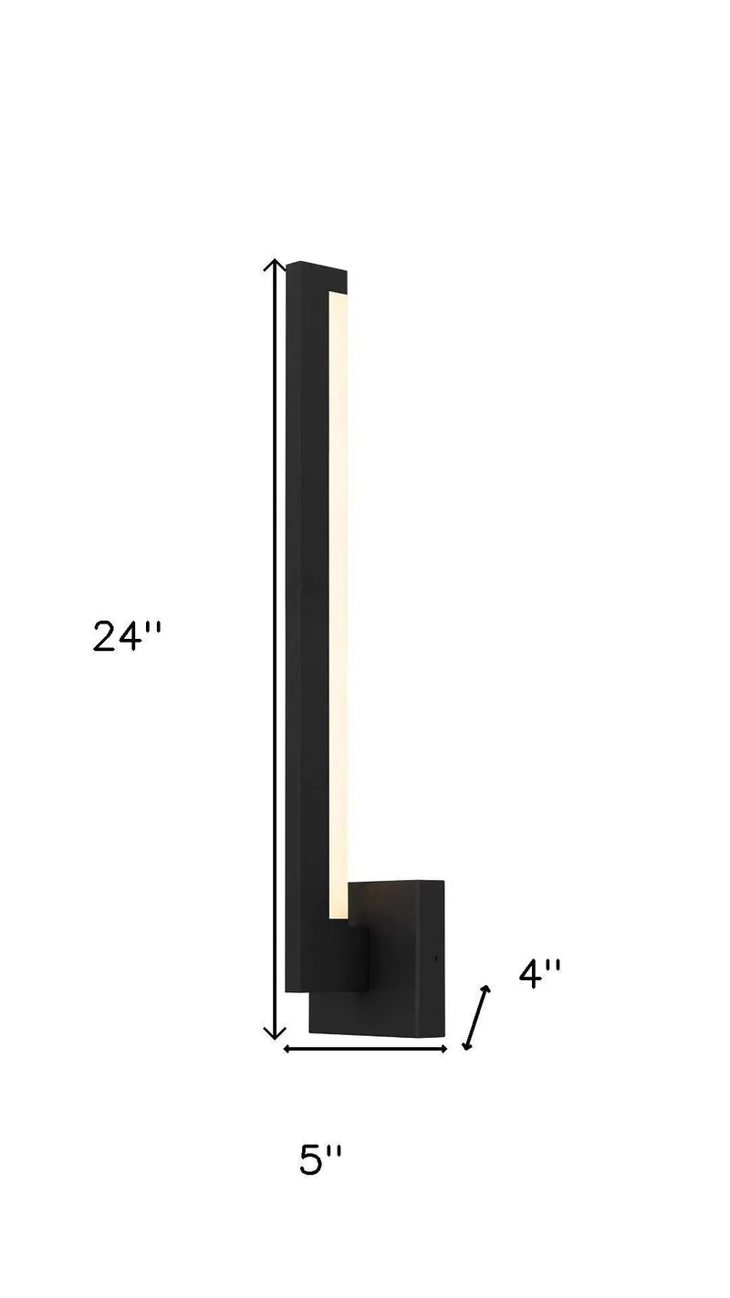 Black LED Dimmable Outdoor Hanging Light Homeroots Outdoor