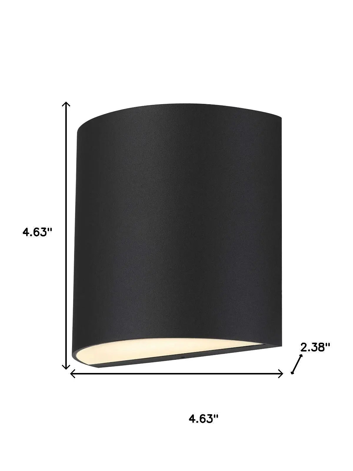 Black LED Dimmable Outdoor Hanging Light Homeroots Outdoor