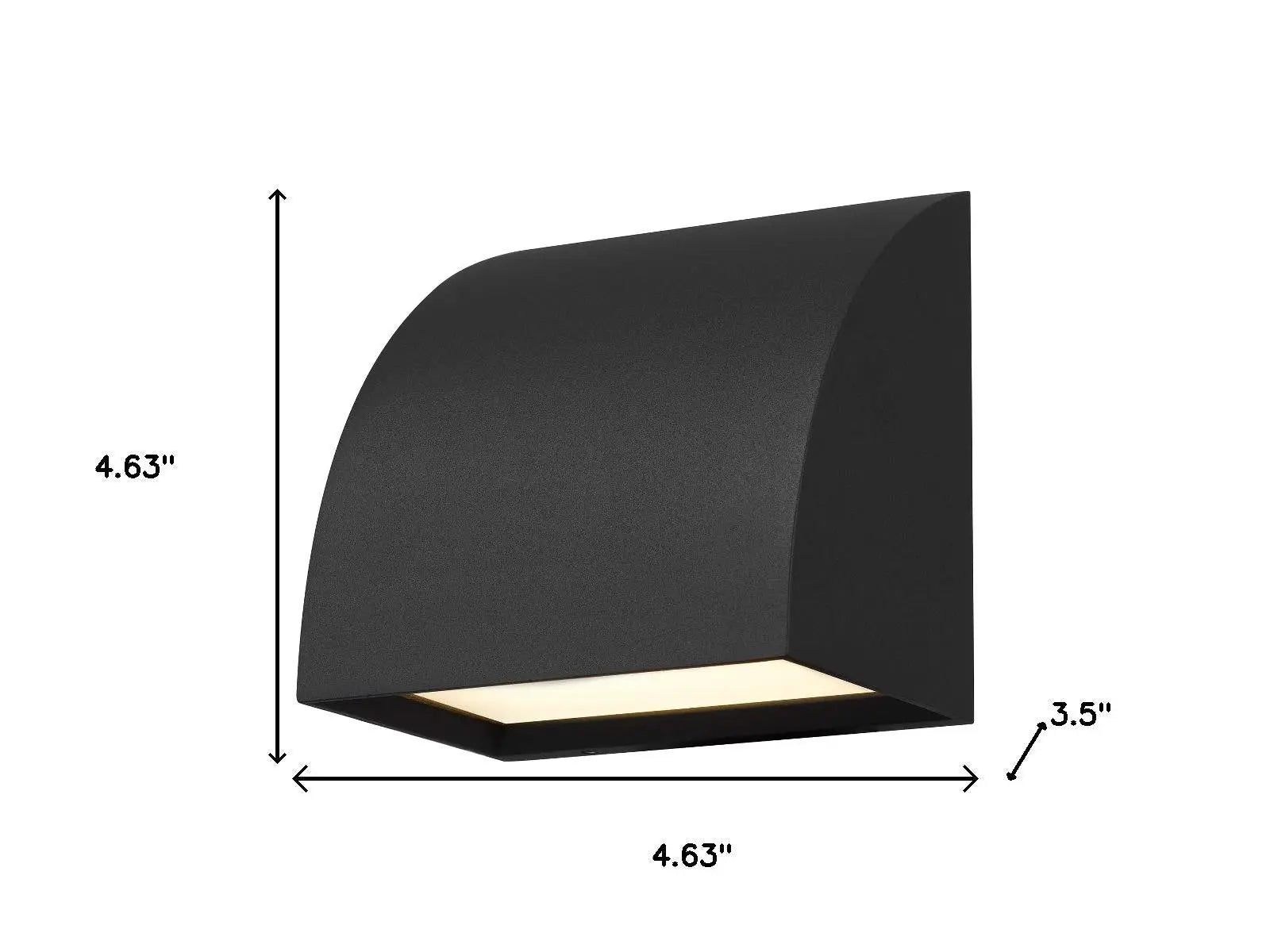 Black LED Dimmable Outdoor Hanging Light Homeroots Outdoor