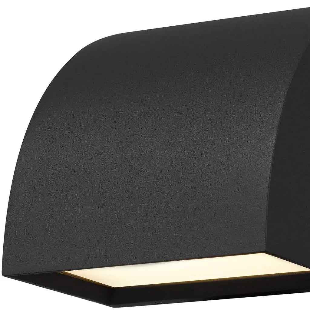 Black LED Dimmable Outdoor Hanging Light Homeroots Outdoor