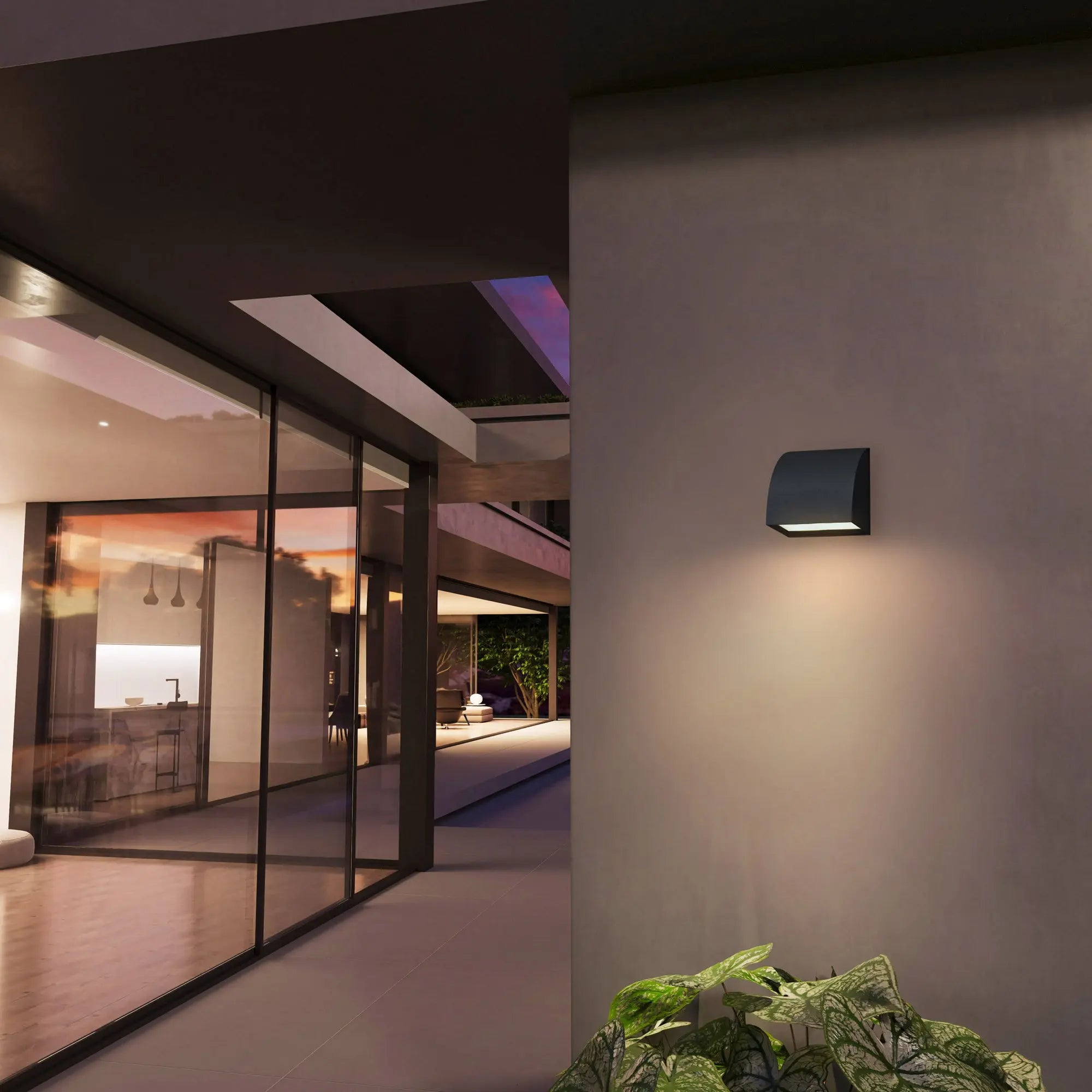 Black LED Dimmable Outdoor Hanging Light Homeroots Outdoor