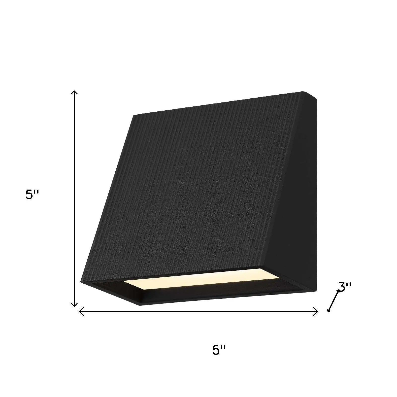 Black LED Dimmable Outdoor Hanging Light Homeroots Outdoor